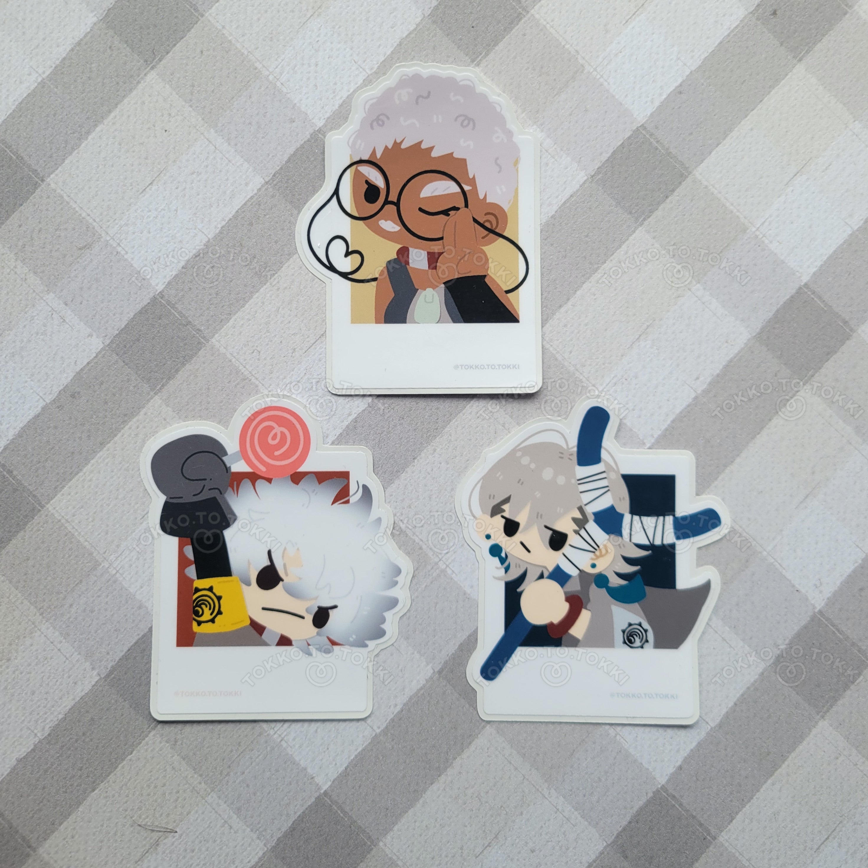 Gachi Polaroid Stickers