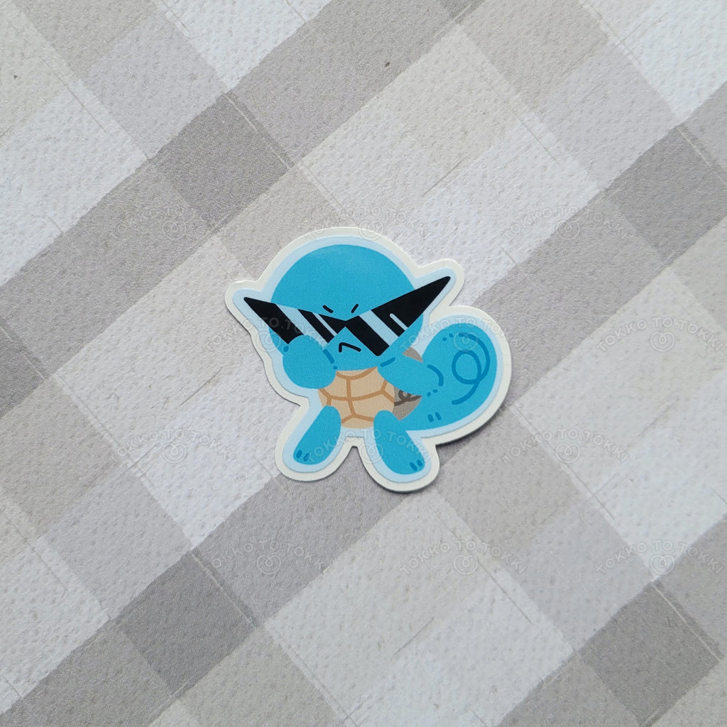 Squirtle Squad Glossy Vinyl Sticker Set