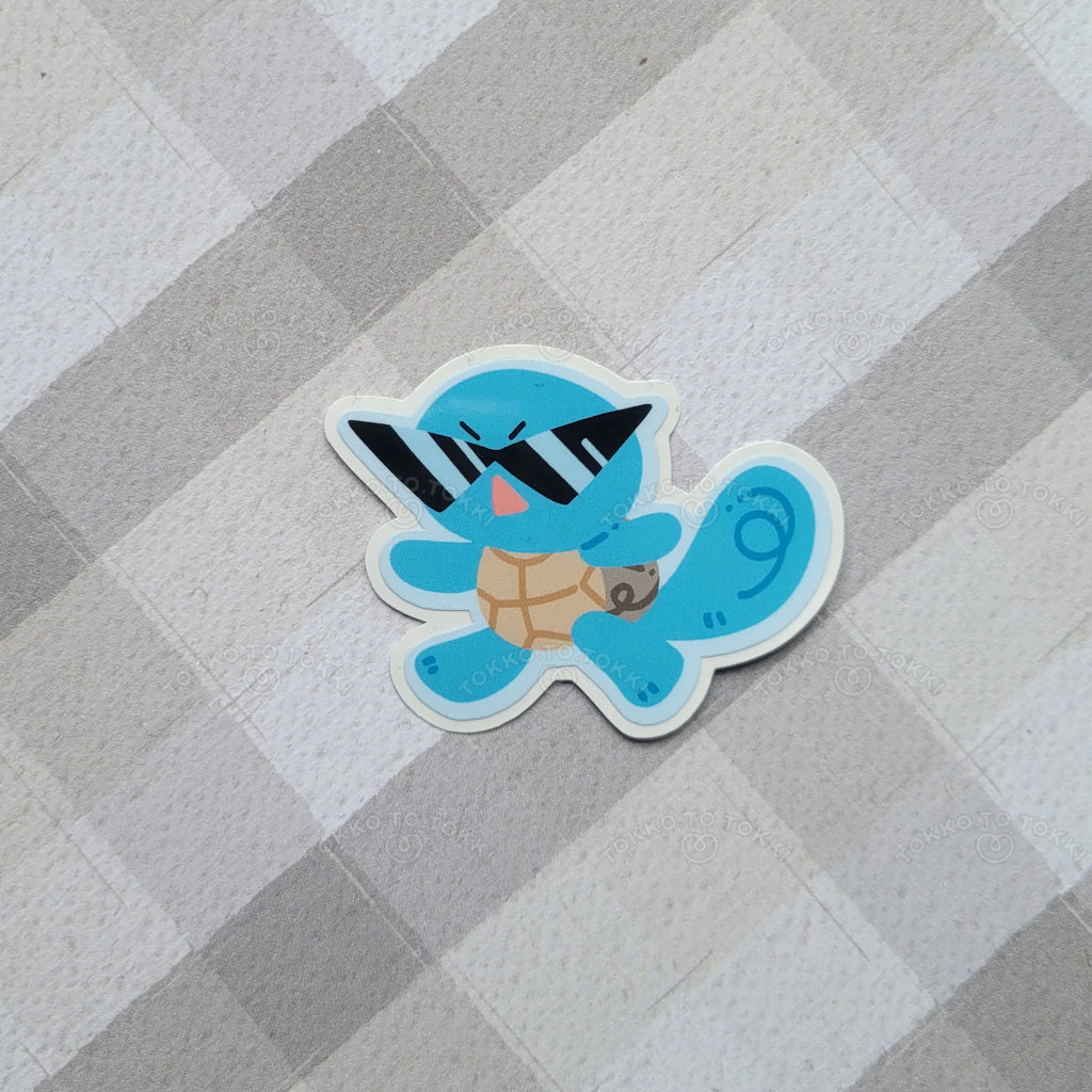 Squirtle Squad Glossy Vinyl Sticker Set