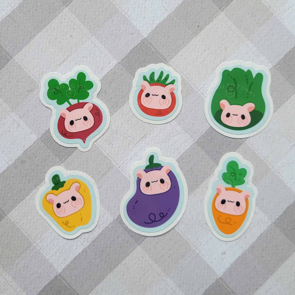 Eat Ya Veggies Sticker Set