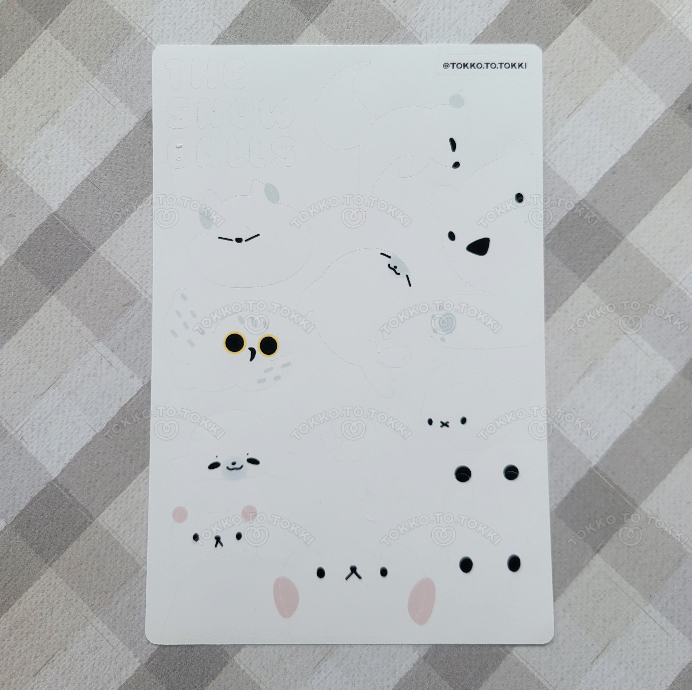 The Snowballs Sticker Sheet