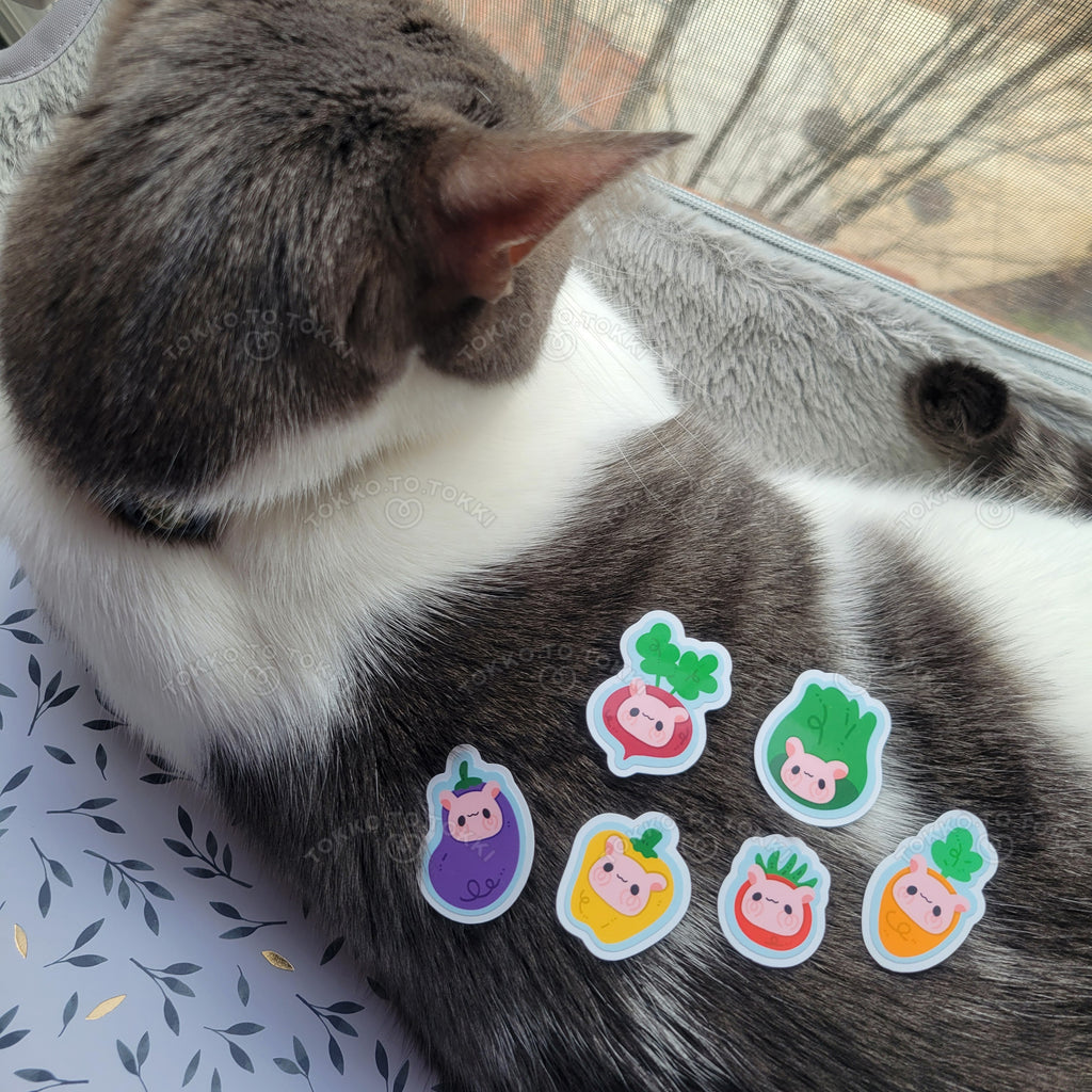 Eat Ya Veggies Sticker Set