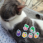 Eat Ya Veggies Sticker Set