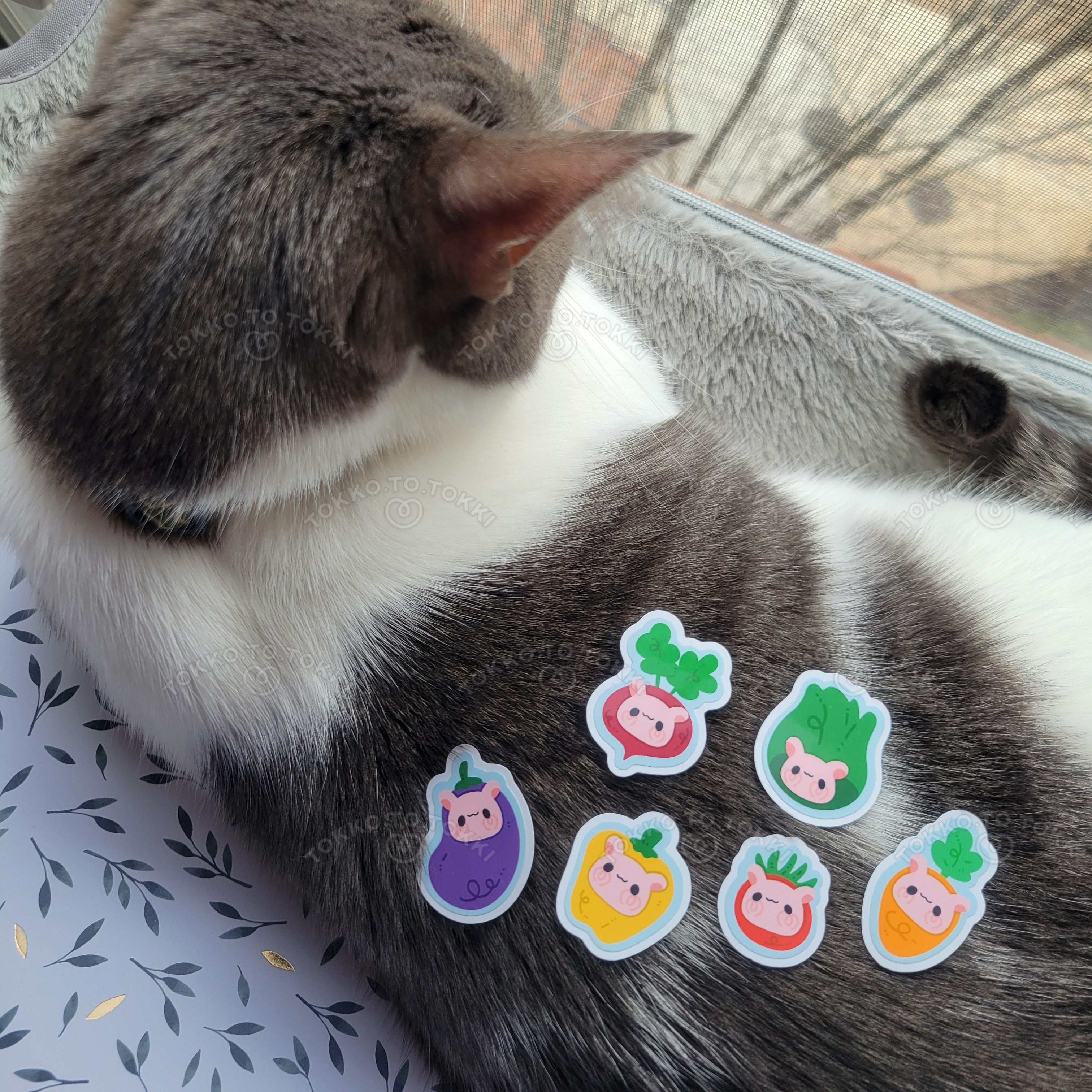 Eat Ya Veggies Sticker Set