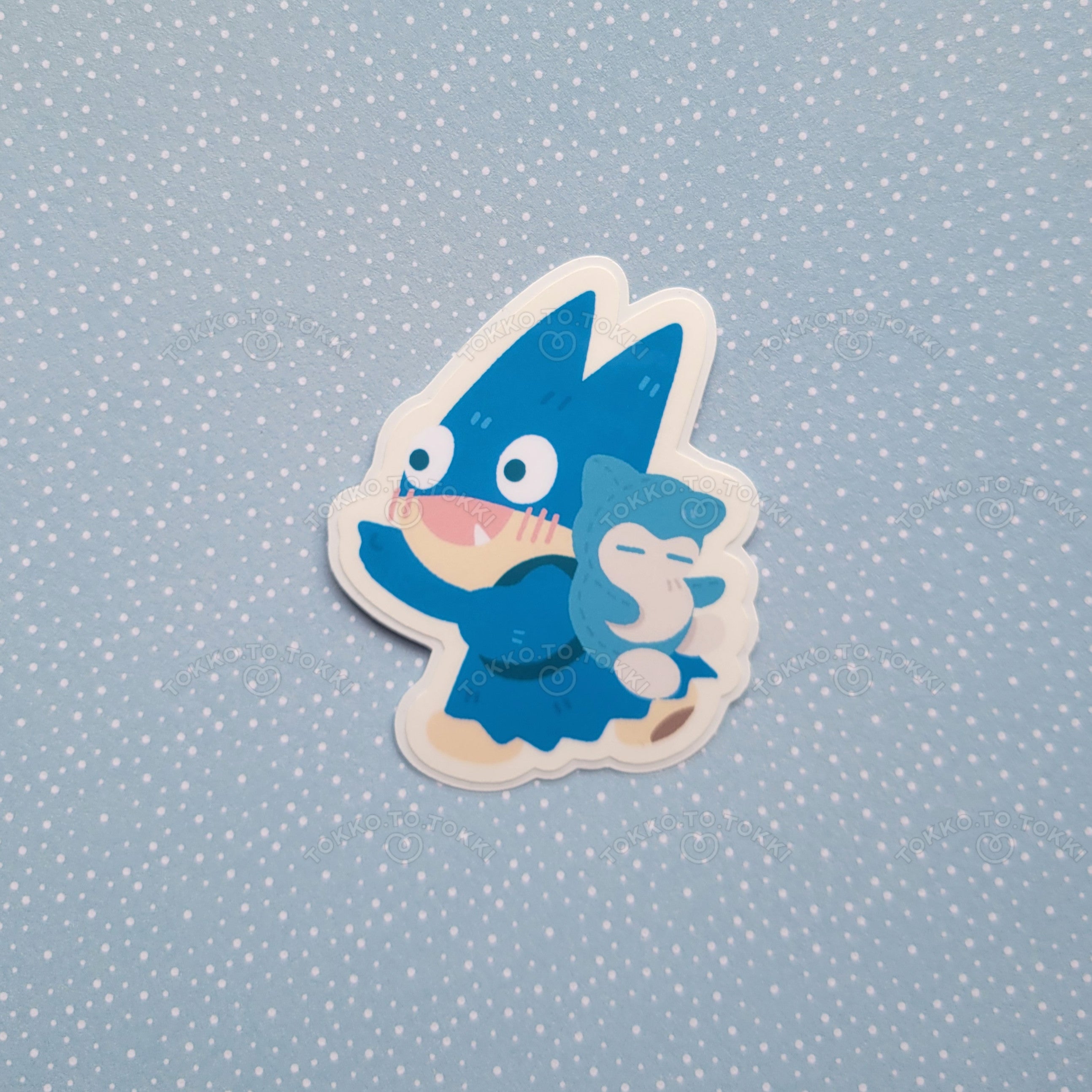 Snorlax & Munchlax Glossy Vinyl Stickers