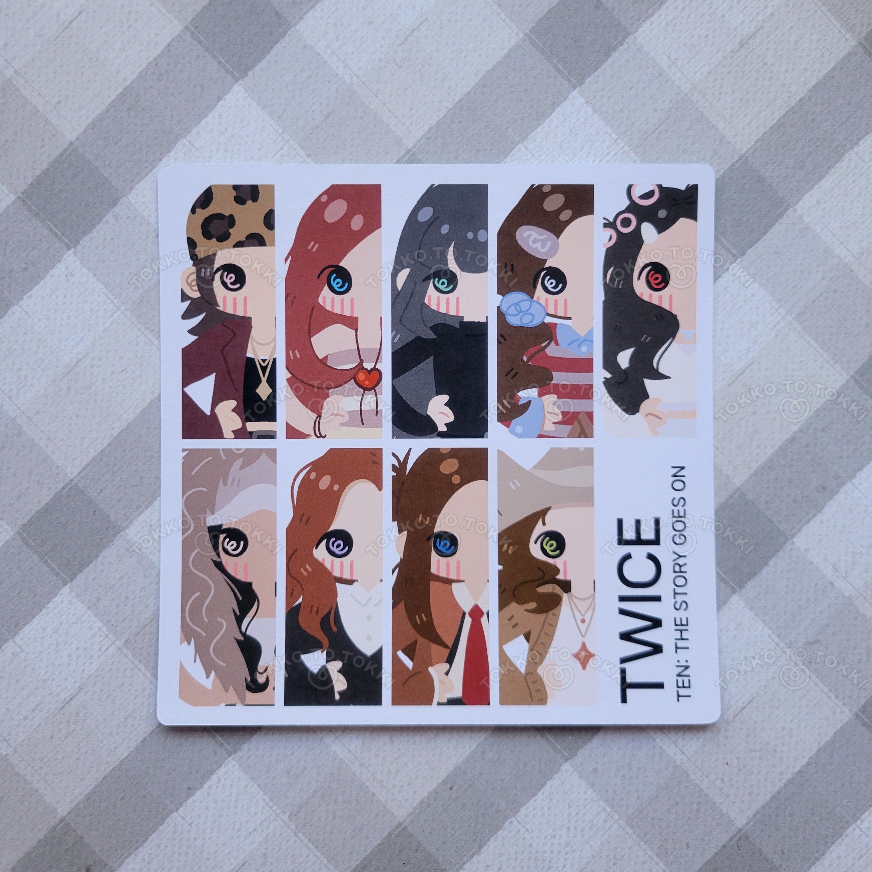 Twice Members Print - Ten: The Story Goes On