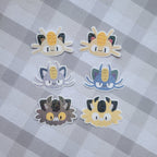Meowths Sticker Flake Set