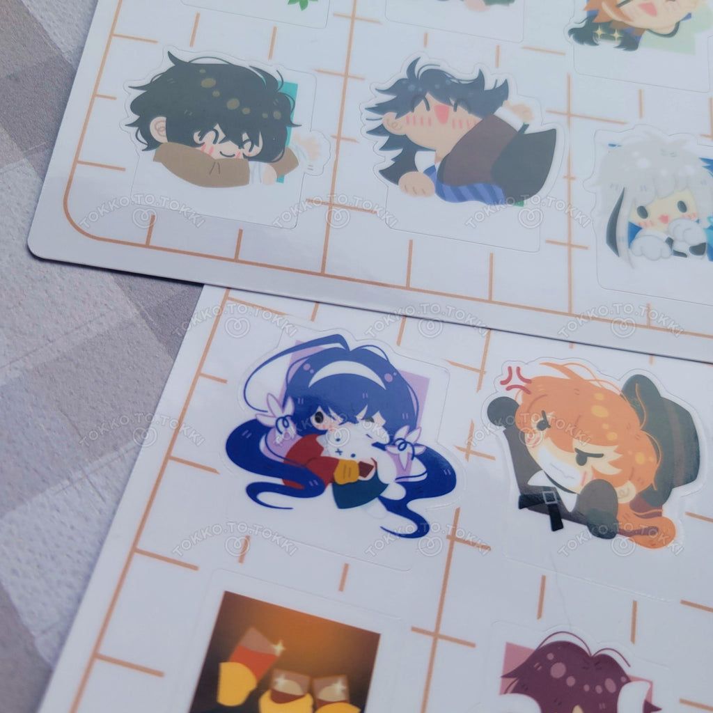 Bungo Stray Dogs Mini Polaroid Sticker Sheets