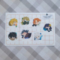 Bungo Stray Dogs Mini Polaroid Sticker Sheets