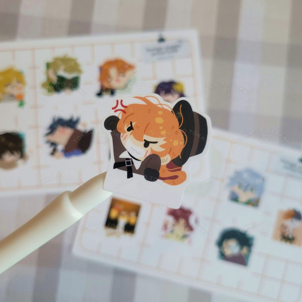 Bungo Stray Dogs Mini Polaroid Sticker Sheets