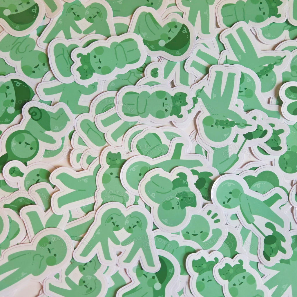 Set of 5 Random Smiski Stickers