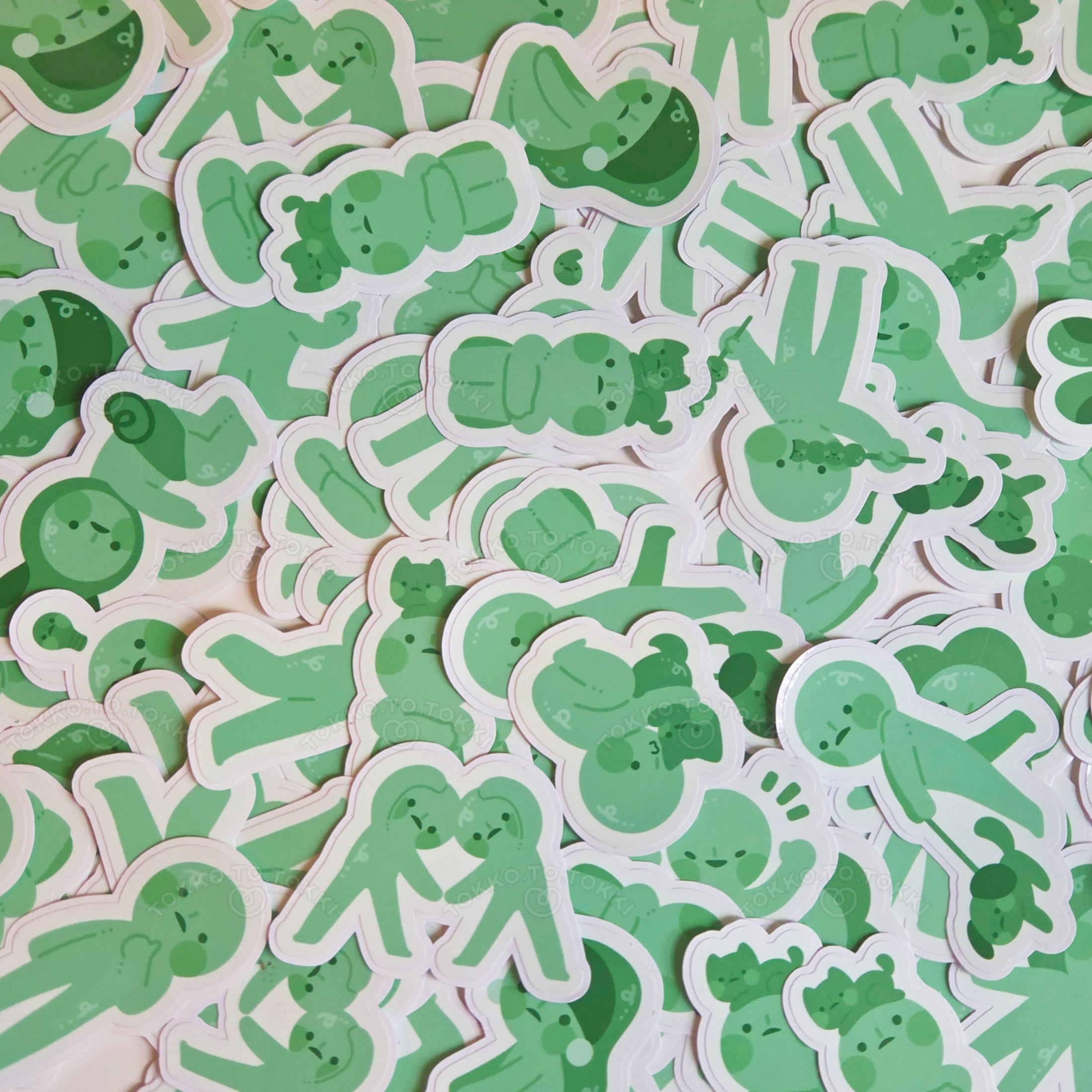 Set of 5 Random Smiski Stickers