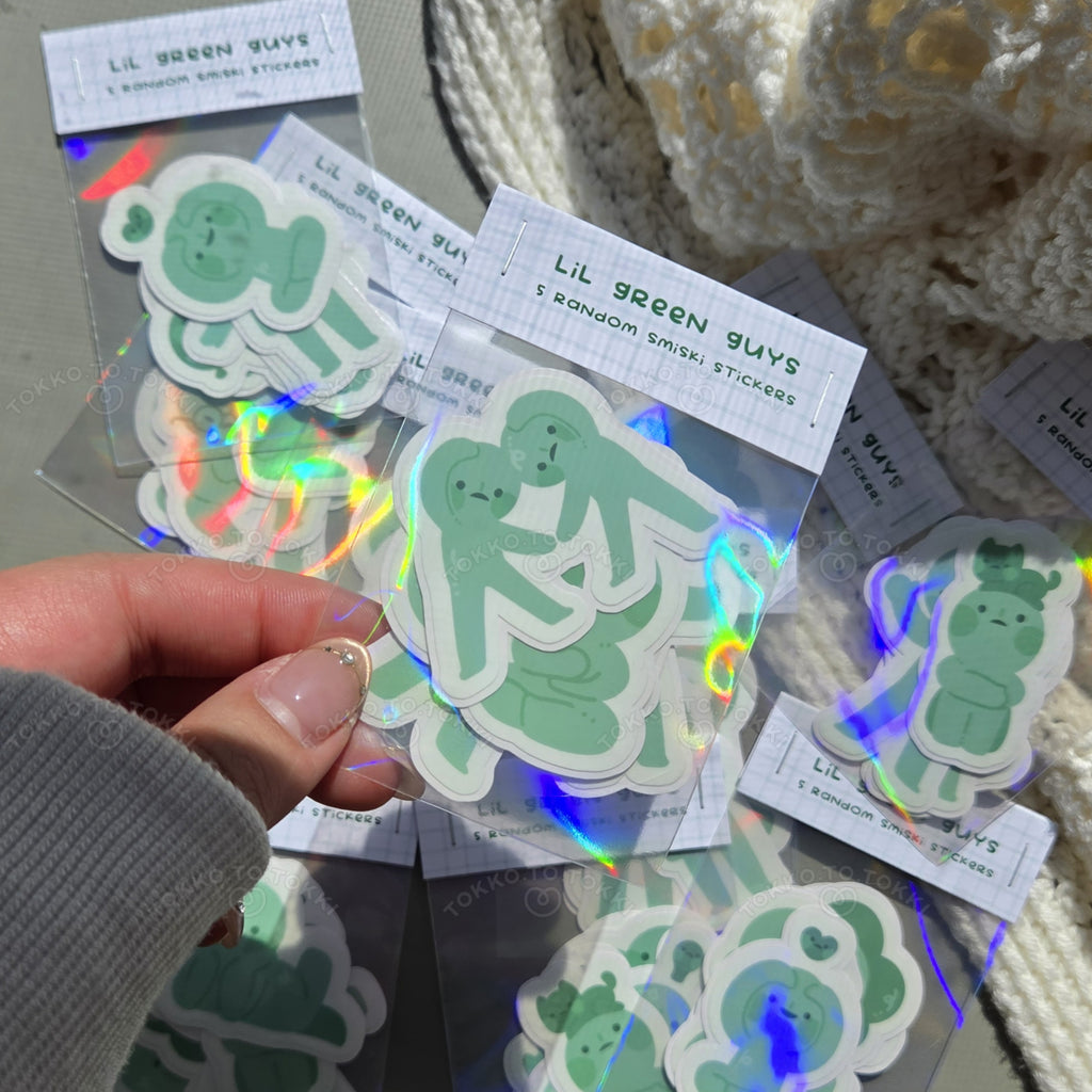 Set of 5 Random Smiski Stickers