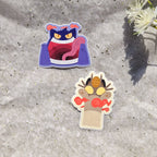 Gigantamax Gengar / Meowth Vinyl Stickers