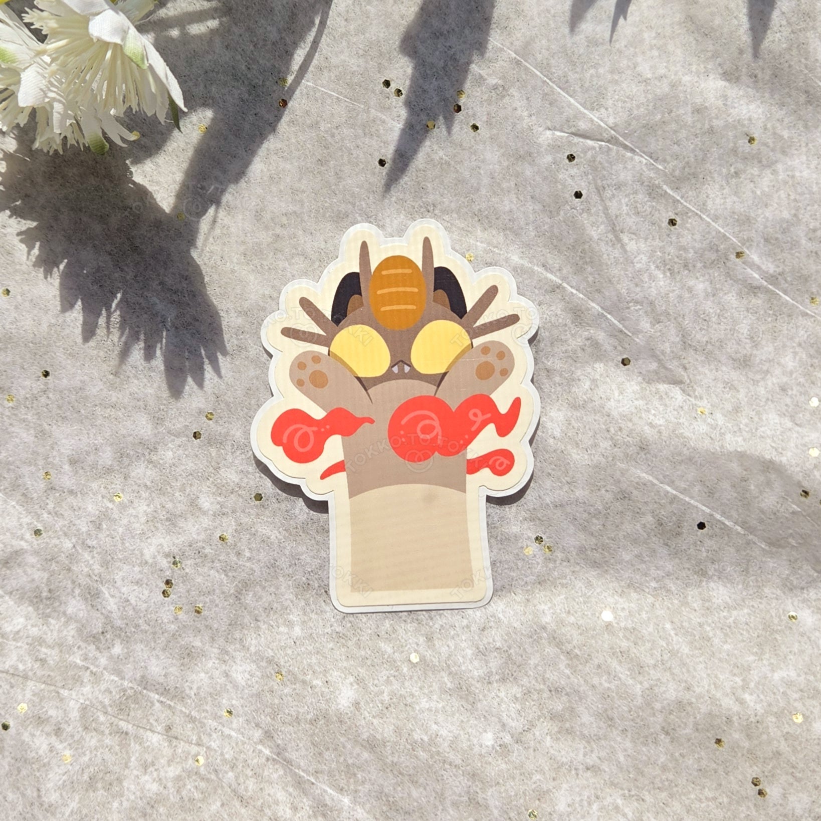 Gigantamax Gengar / Meowth Vinyl Stickers