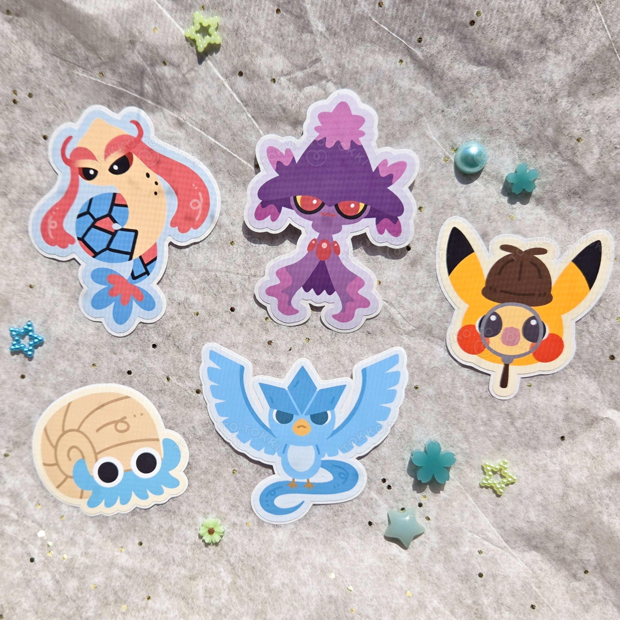Various Pokemon Vinyl Stickers