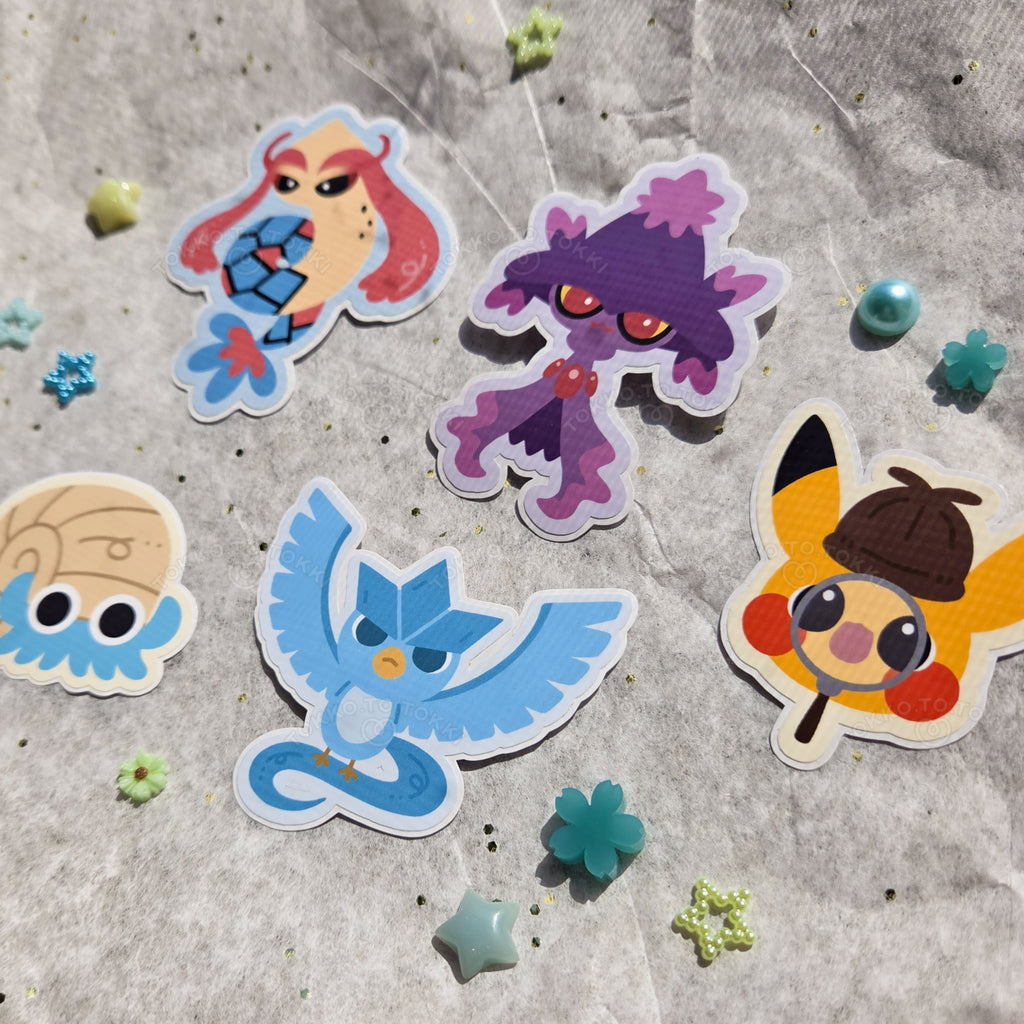 Various Pokemon Vinyl Stickers