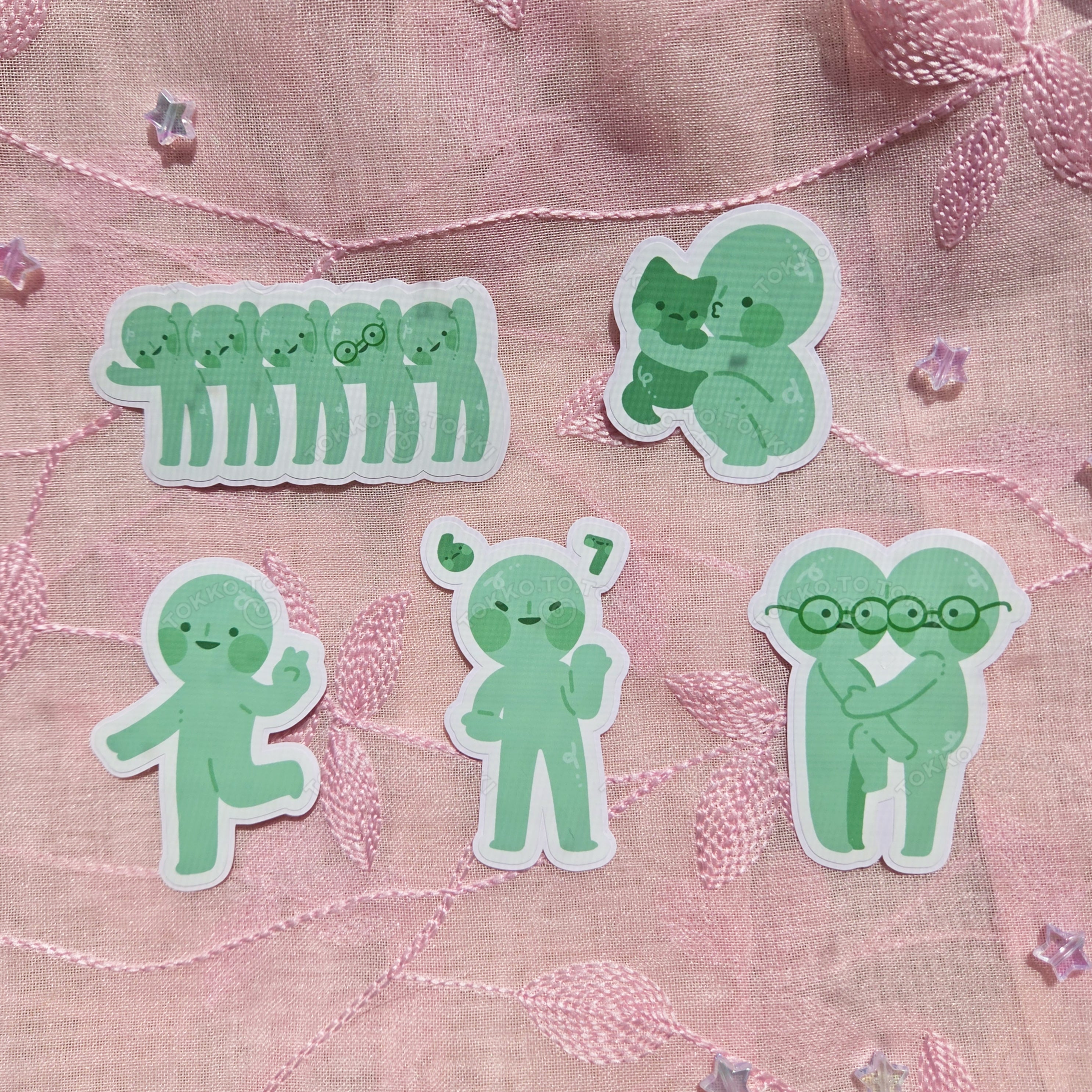 Smiski Vinyl Sticker - vol 2