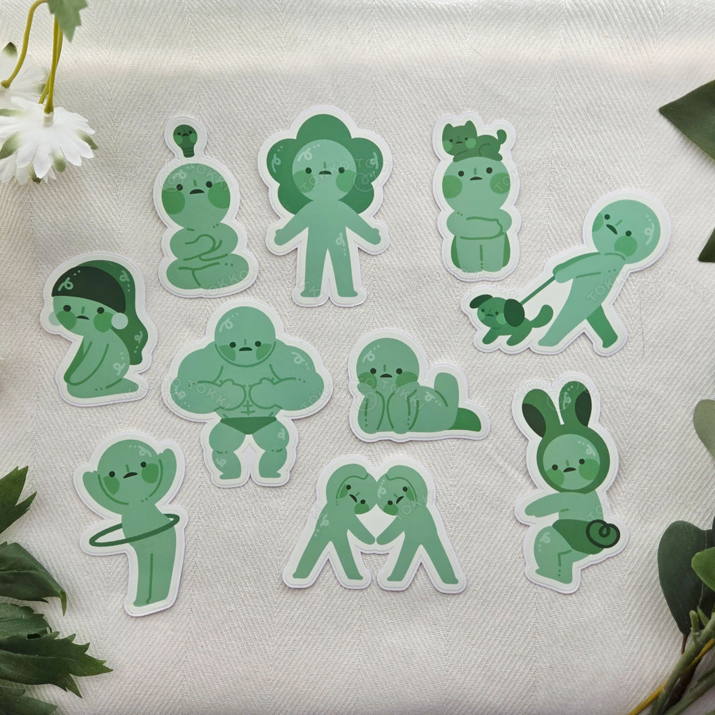 Smiski Vinyl Sticker - vol 1