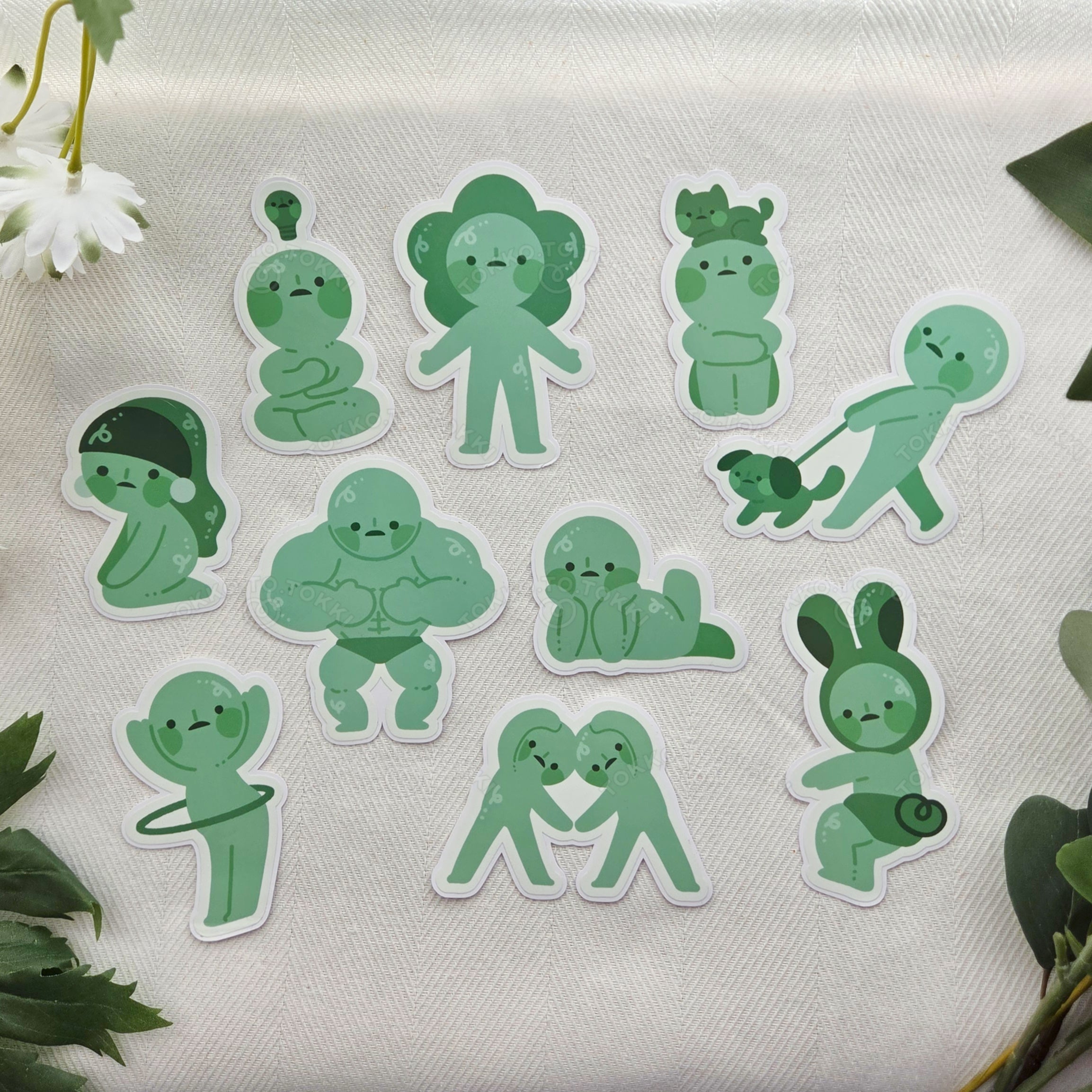Smiski Vinyl Sticker - vol 1