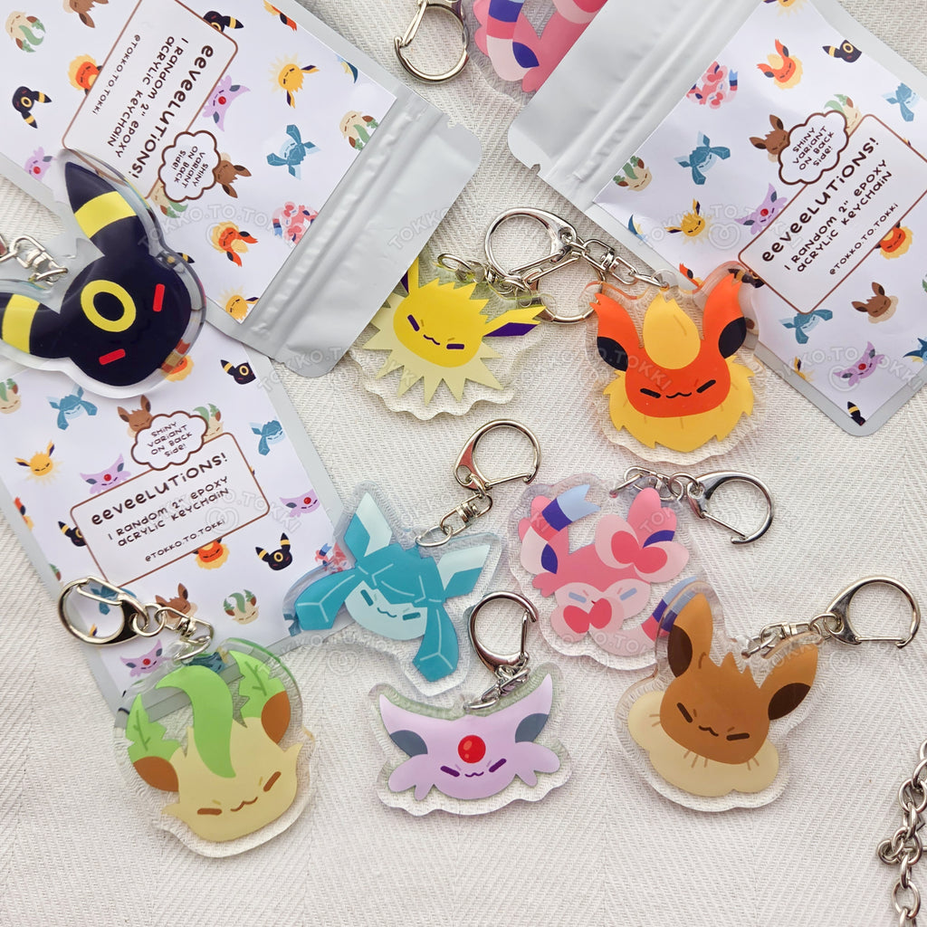 Eeveelution Acrylic Keychain