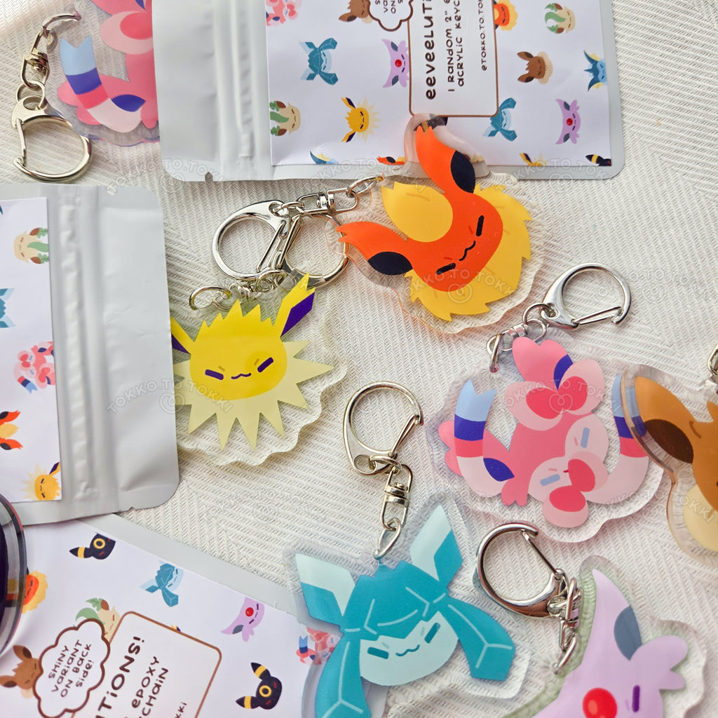 Eeveelution Acrylic Keychain