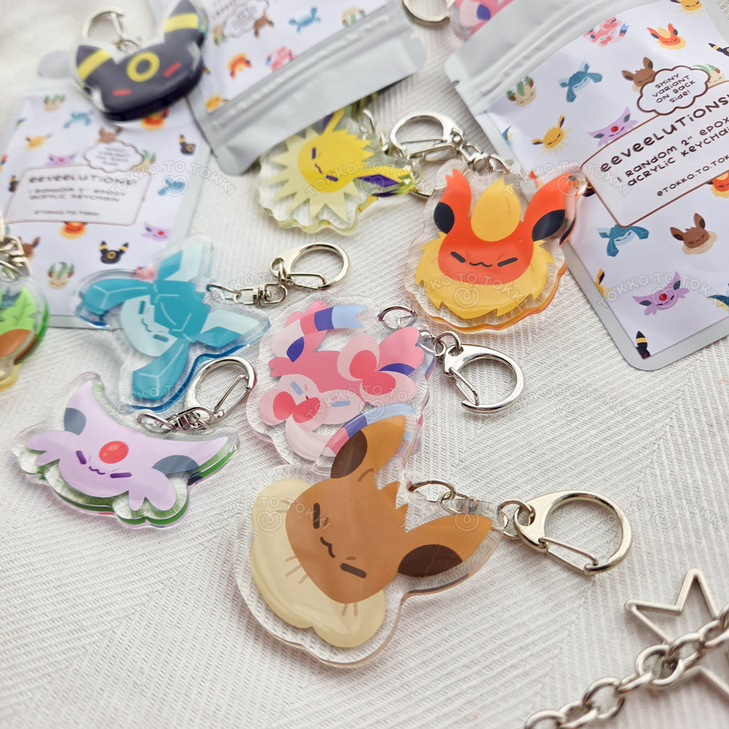 Eeveelution Acrylic Keychain