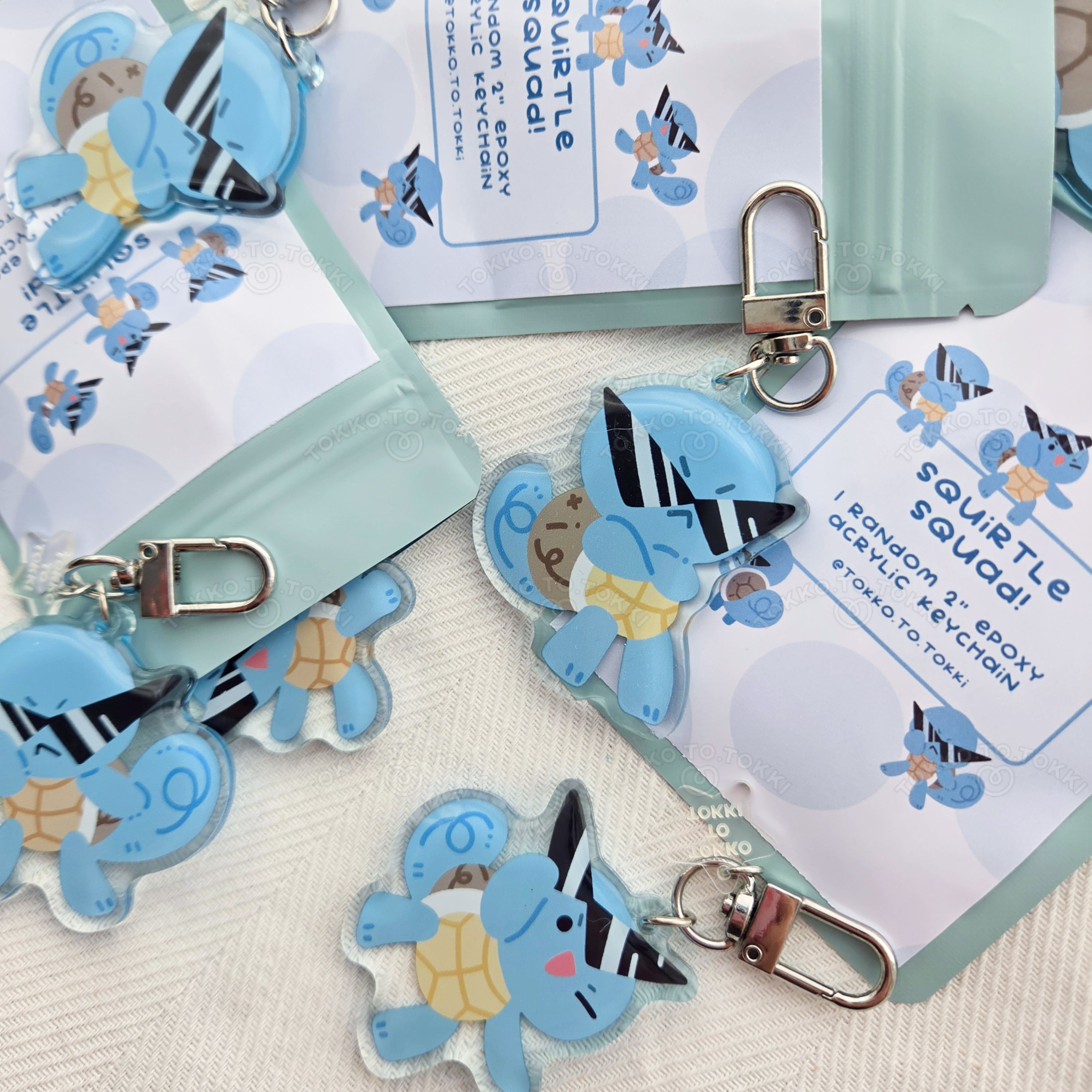 Squirtle Squad Blind Bag Keychain