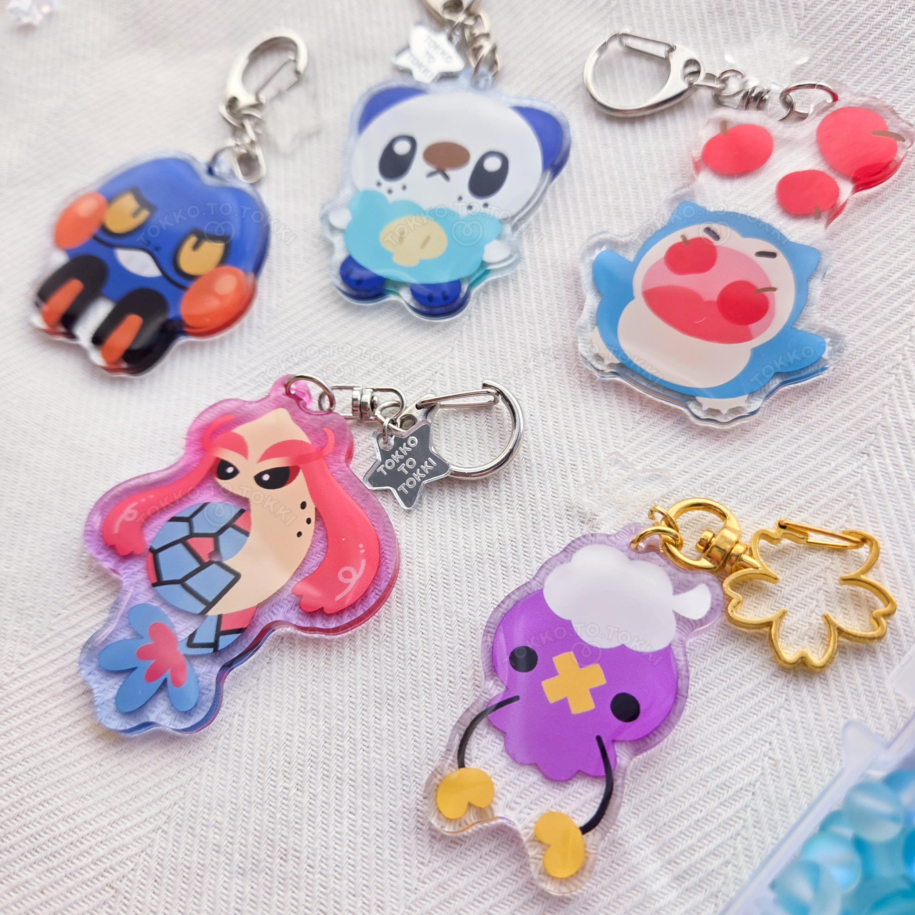 Snorlax Acrylic Keychain