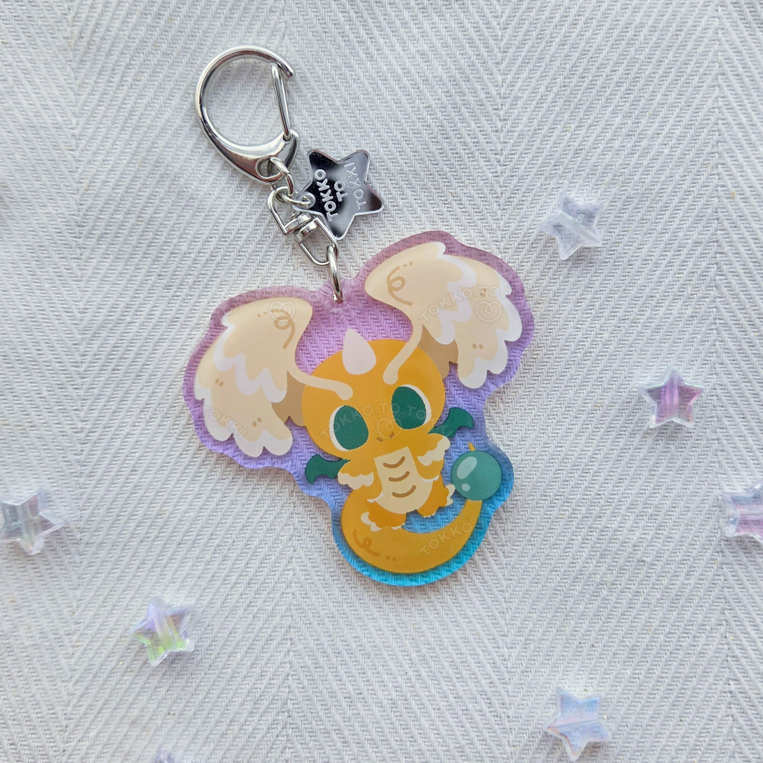 Dragonite / Mega Dragonite Acrylic Keychain