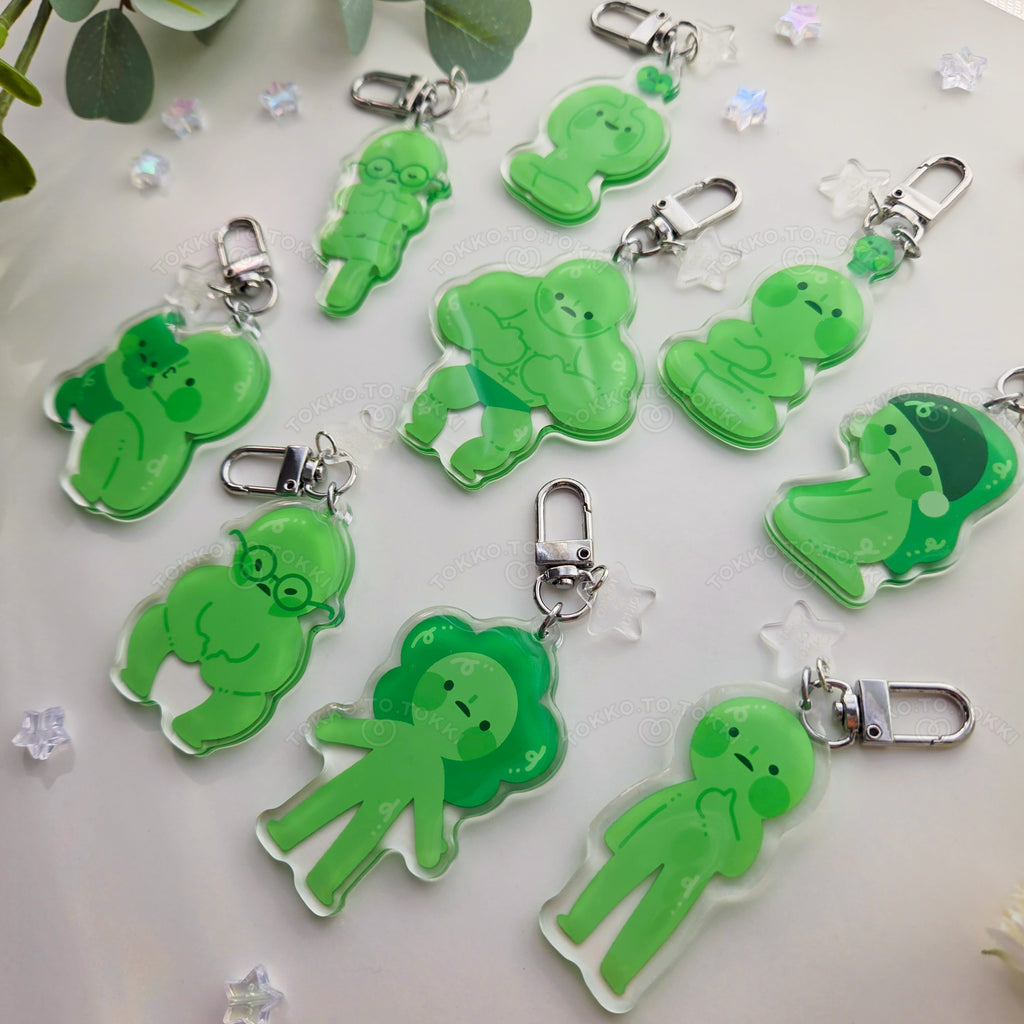 Smiski Acrylic Keychain