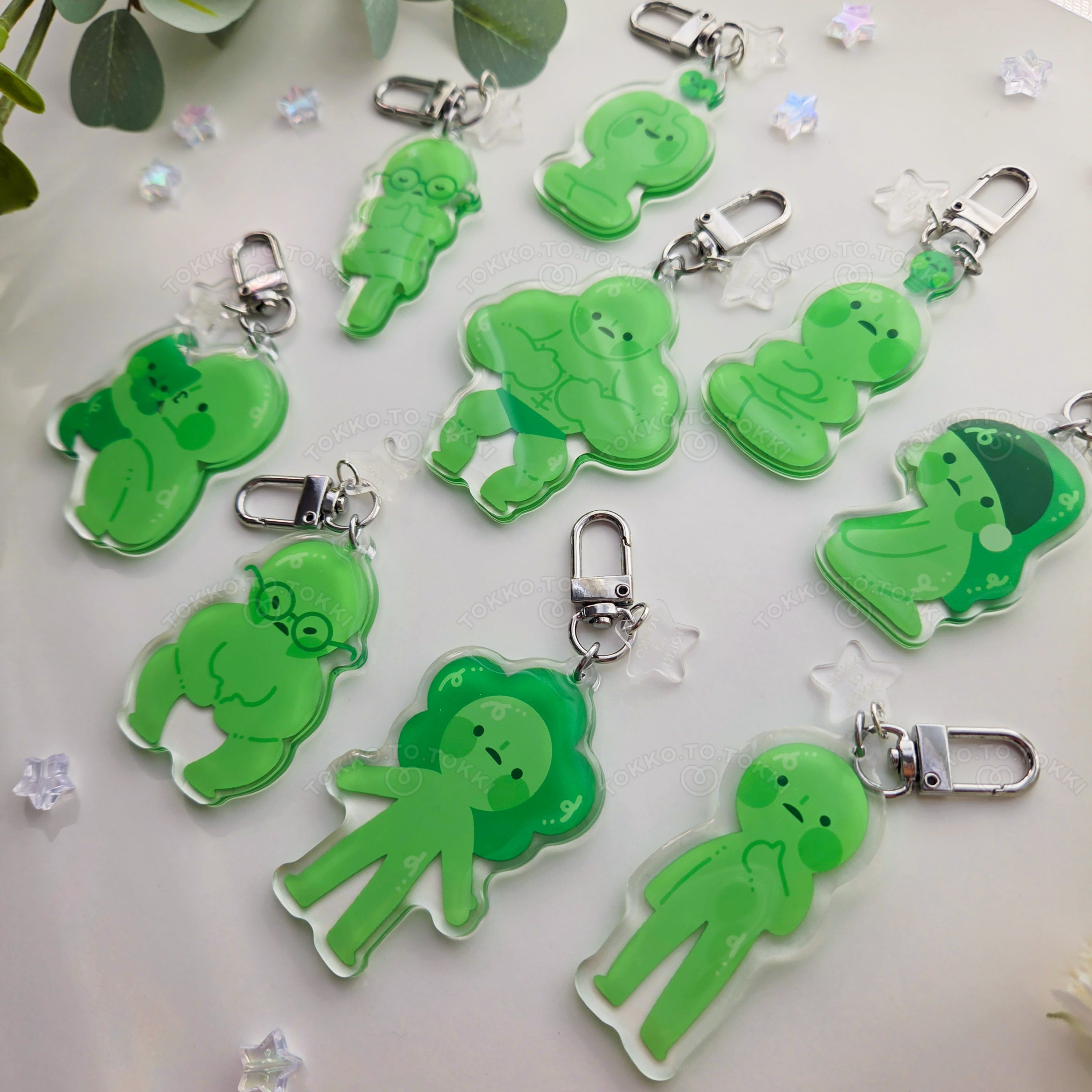 Smiski Acrylic Keychain