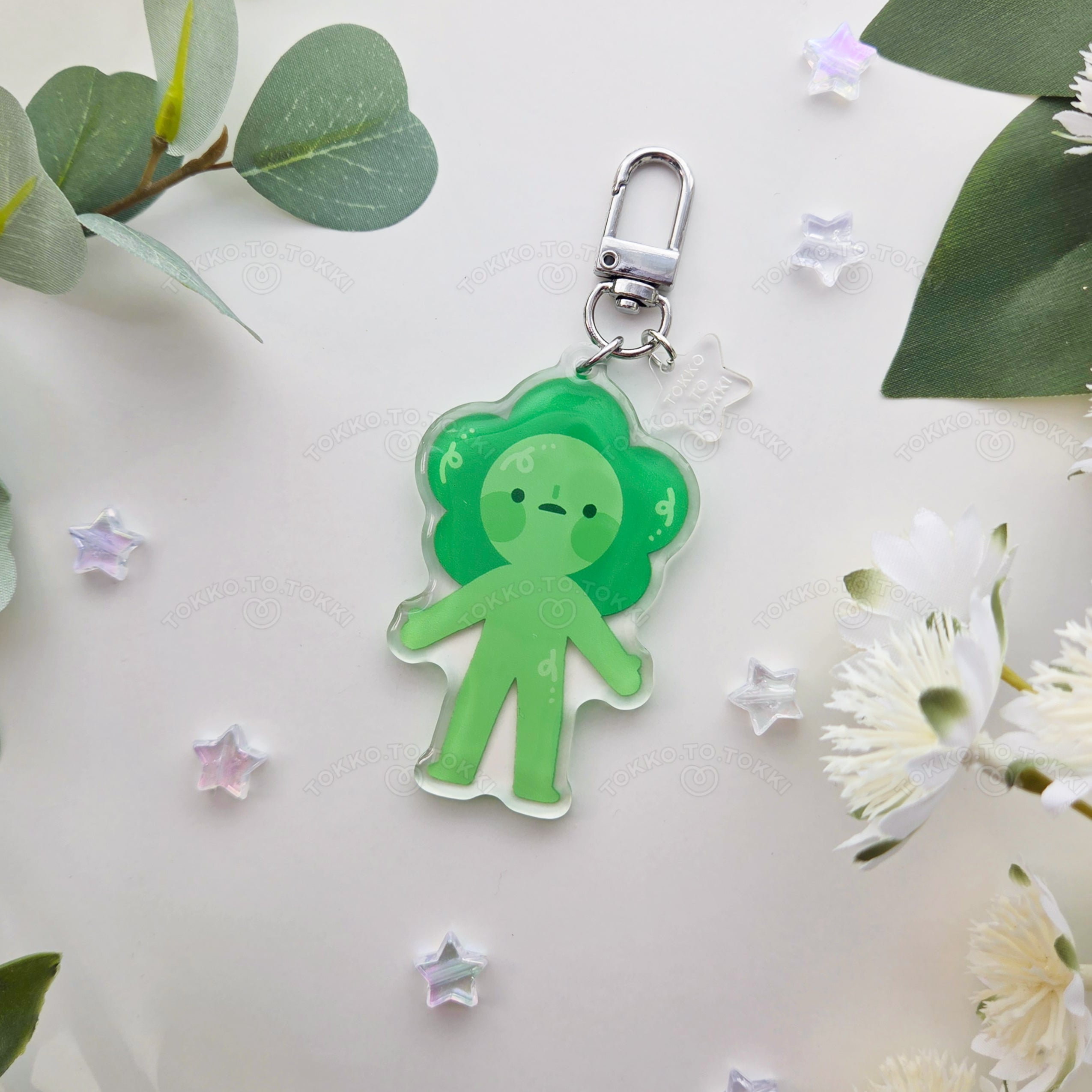 Smiski Acrylic Keychain
