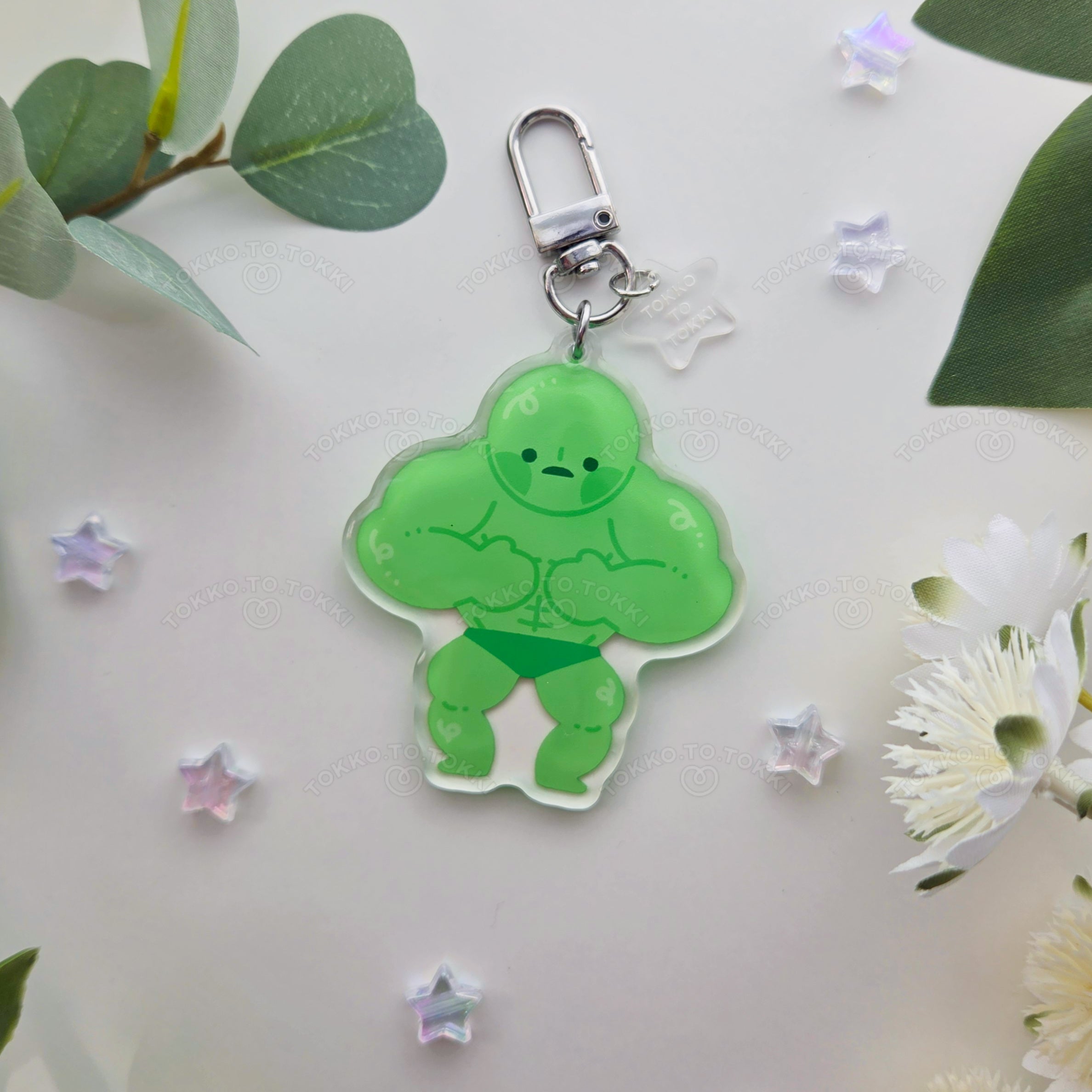 Smiski Acrylic Keychain