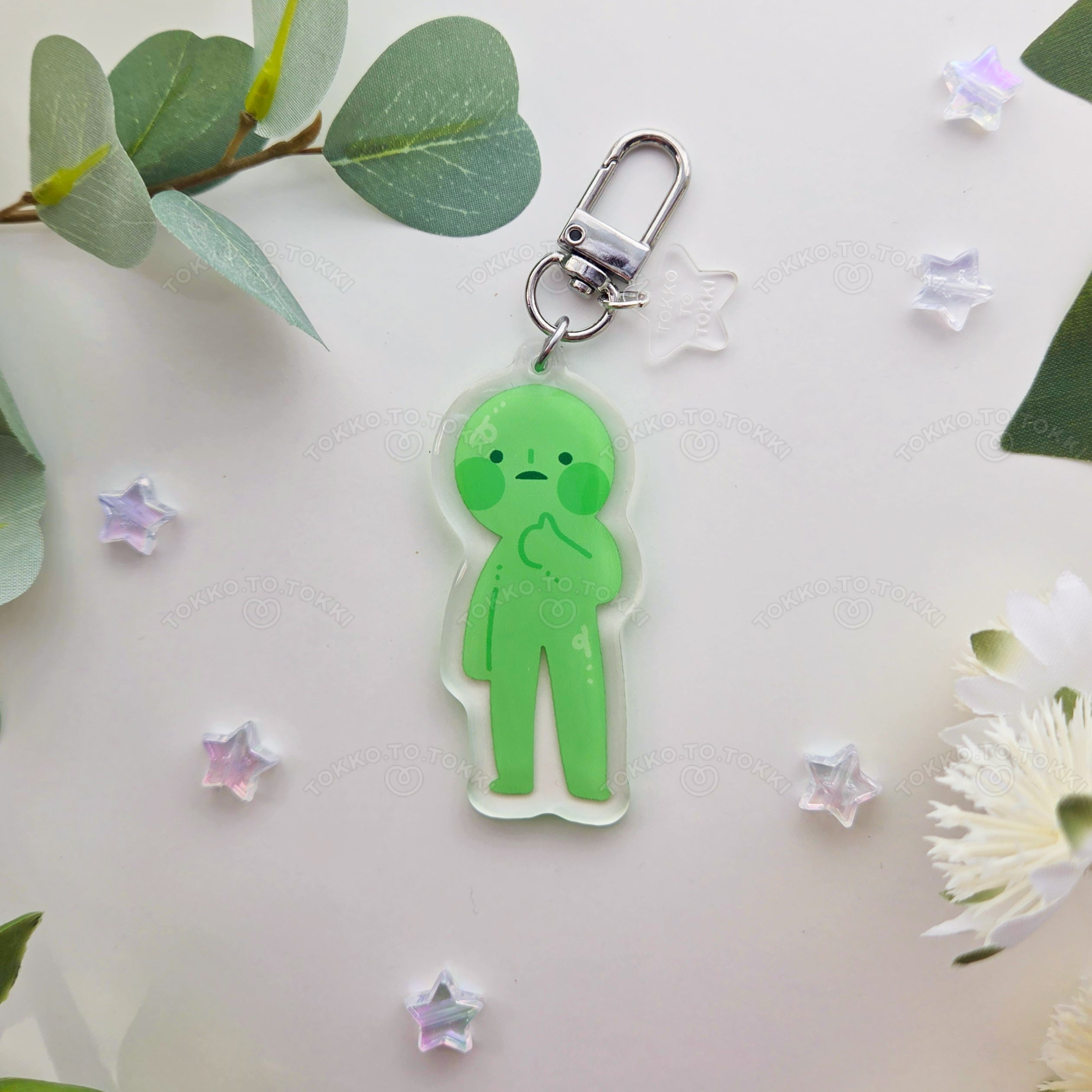 Smiski Acrylic Keychain