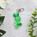 Bunny Smiski Acrylic Keychain