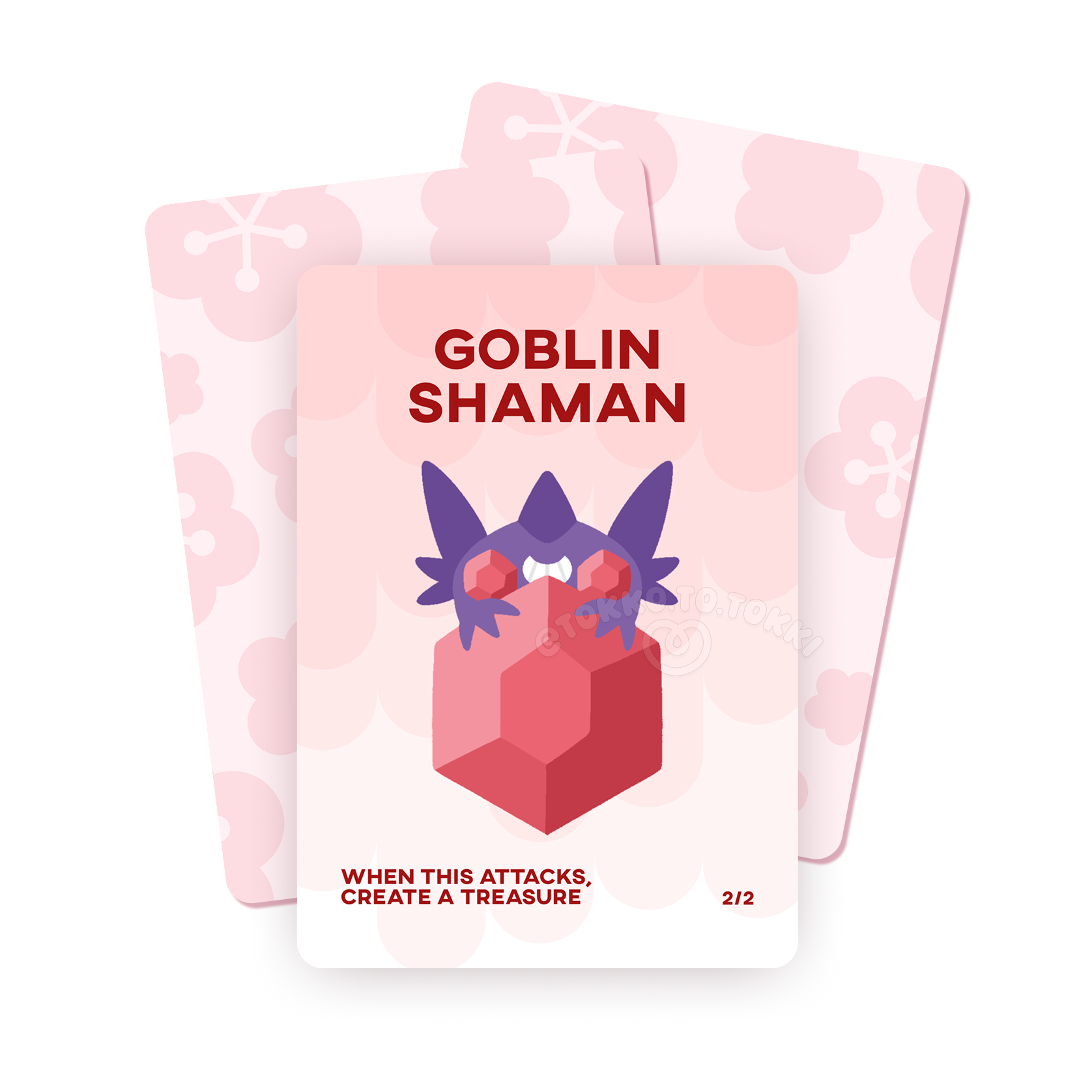 MTG Goblin Shaman Token