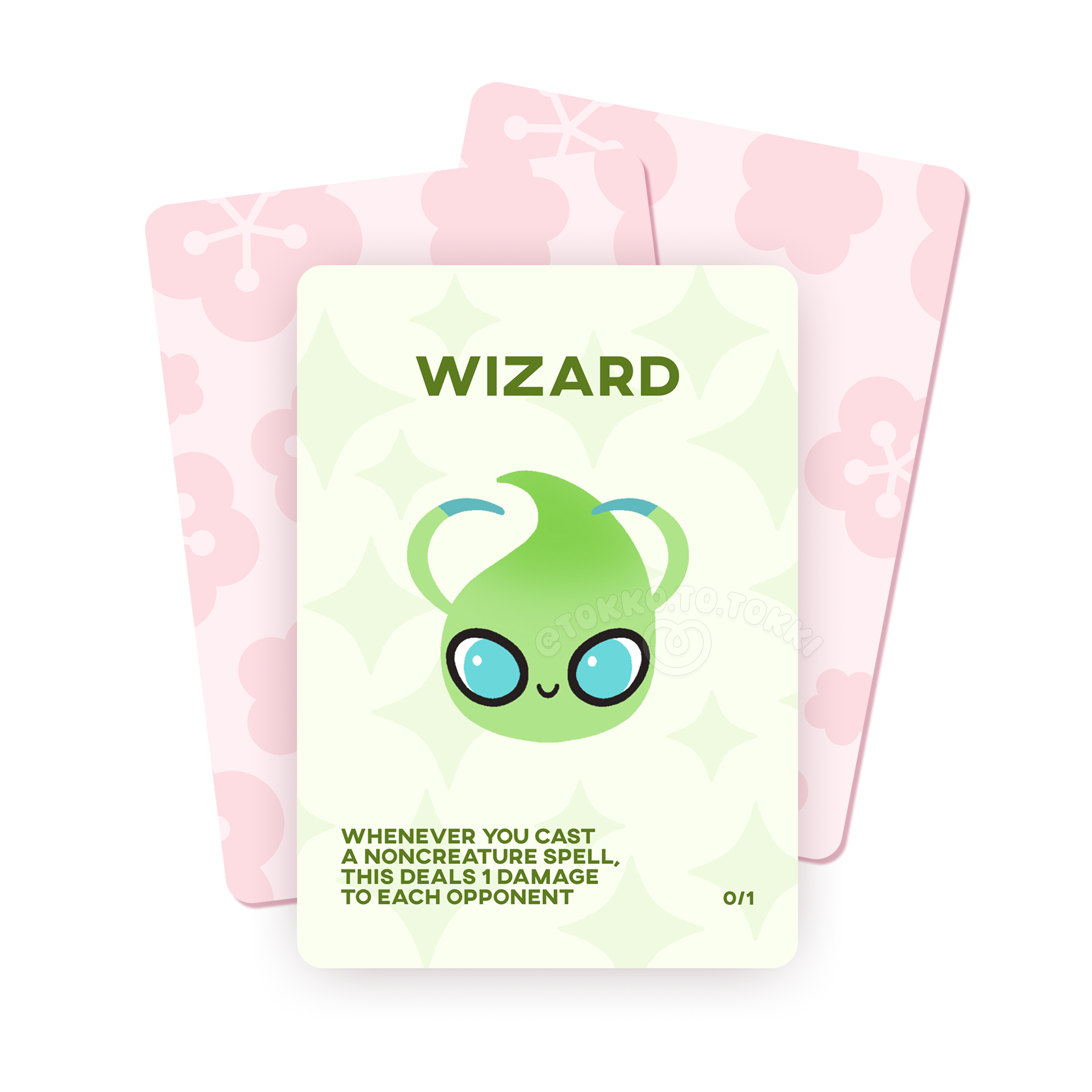 MTG Wizard Token