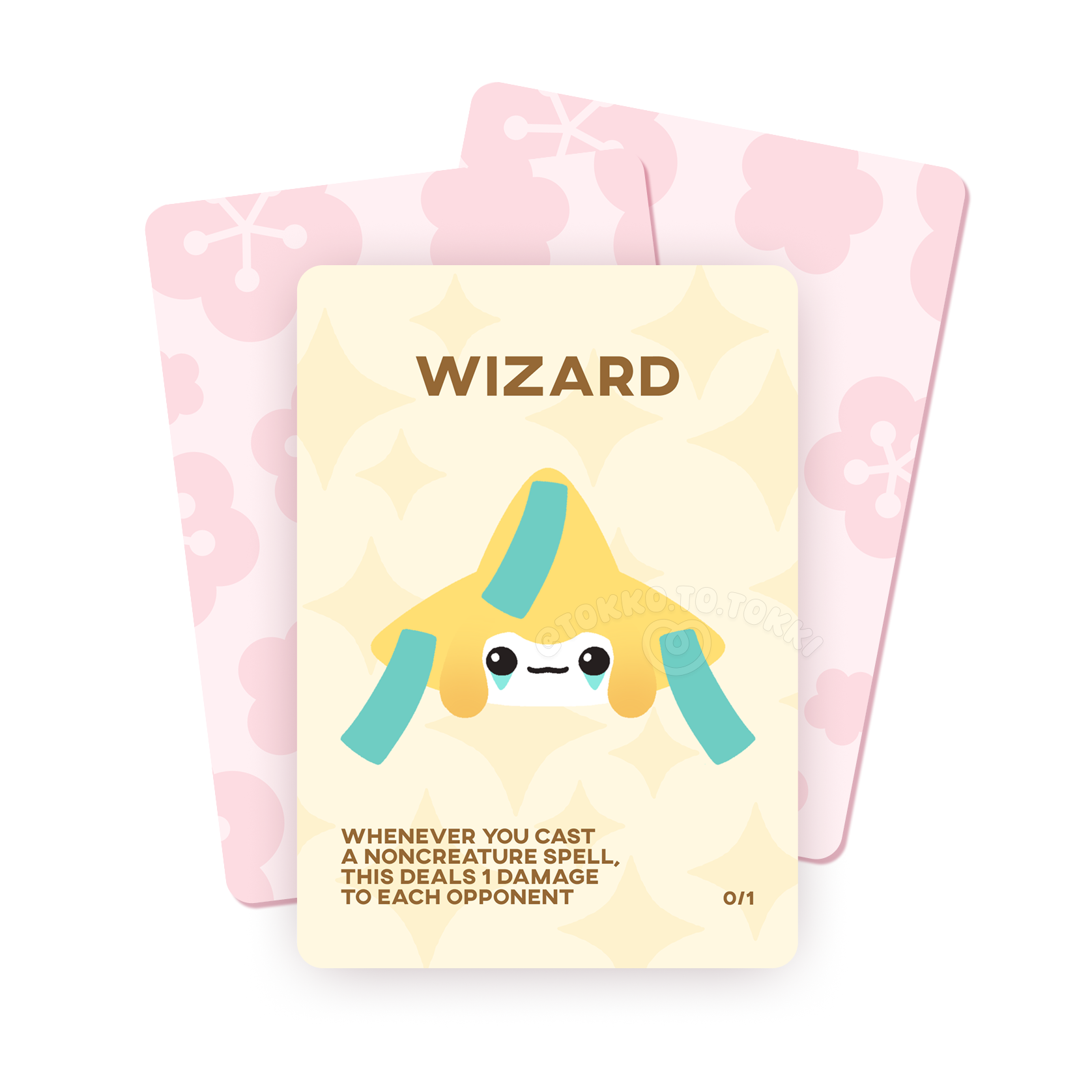 MTG Wizard Token