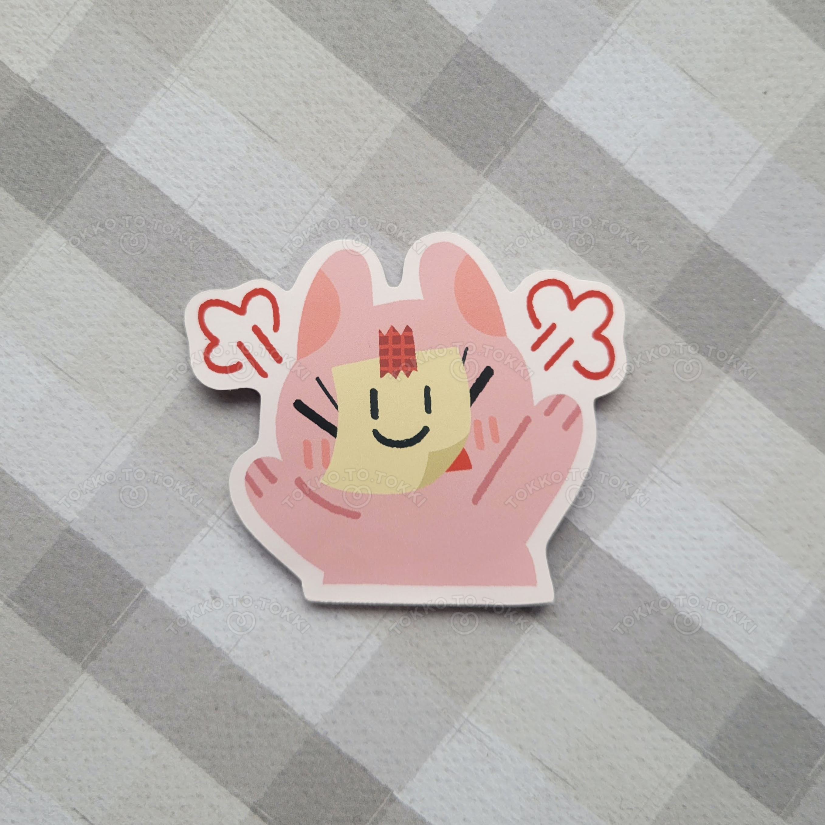 Concealed Anger Bunny Sticker