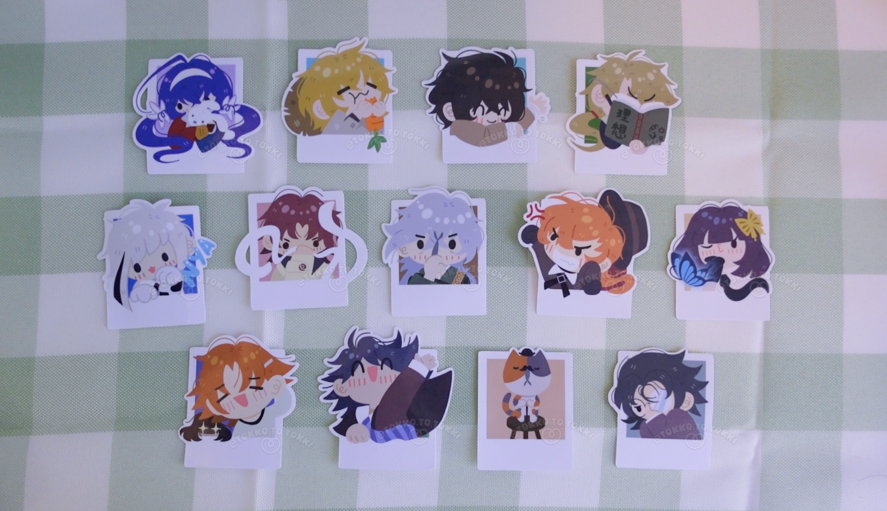 Bungo Stray Dogs Polaroid Stickers