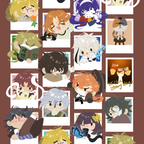 Bungo Stray Dogs Polaroid Stickers