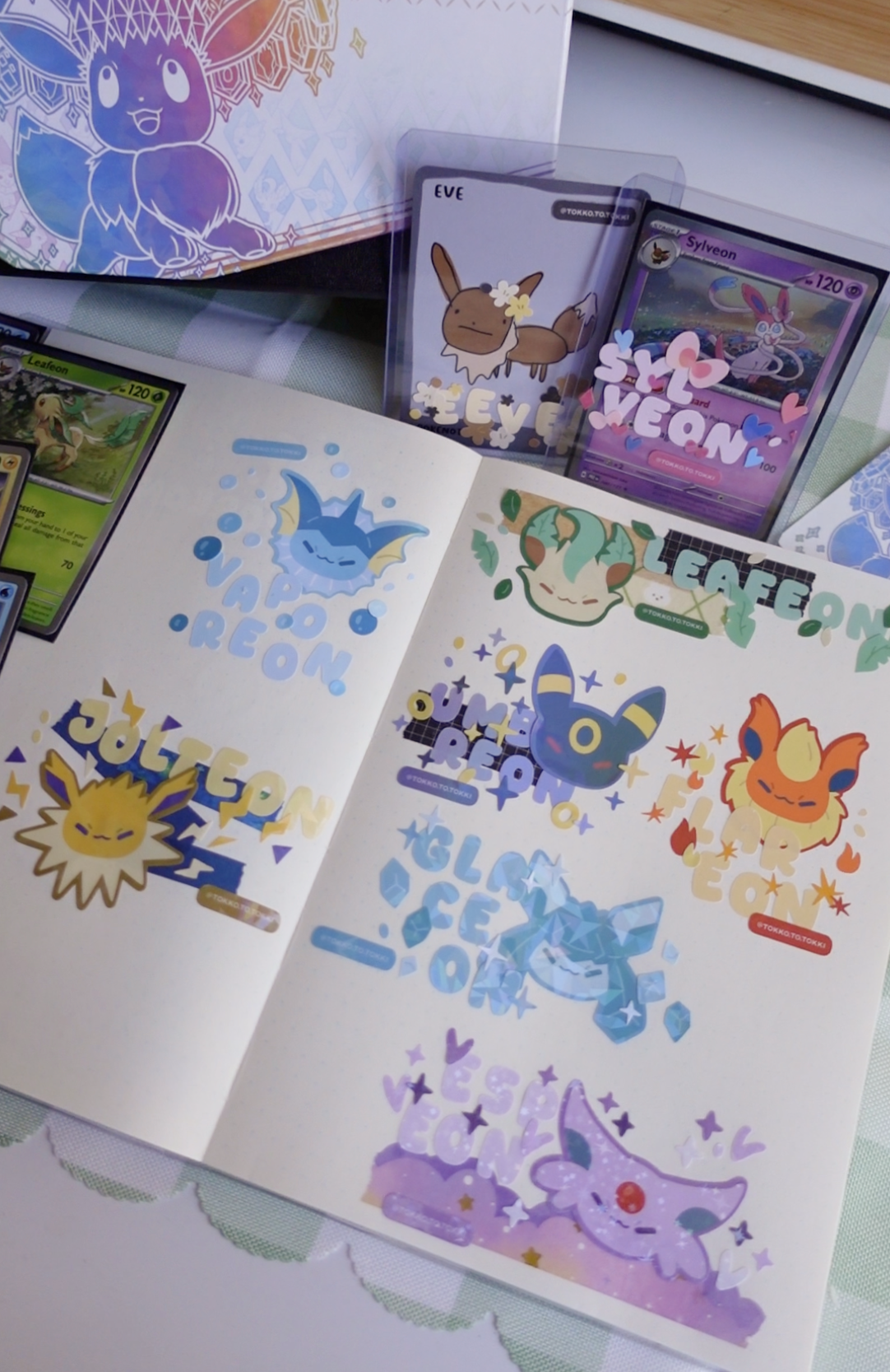 Eeveelution Mini Sticker Sheets