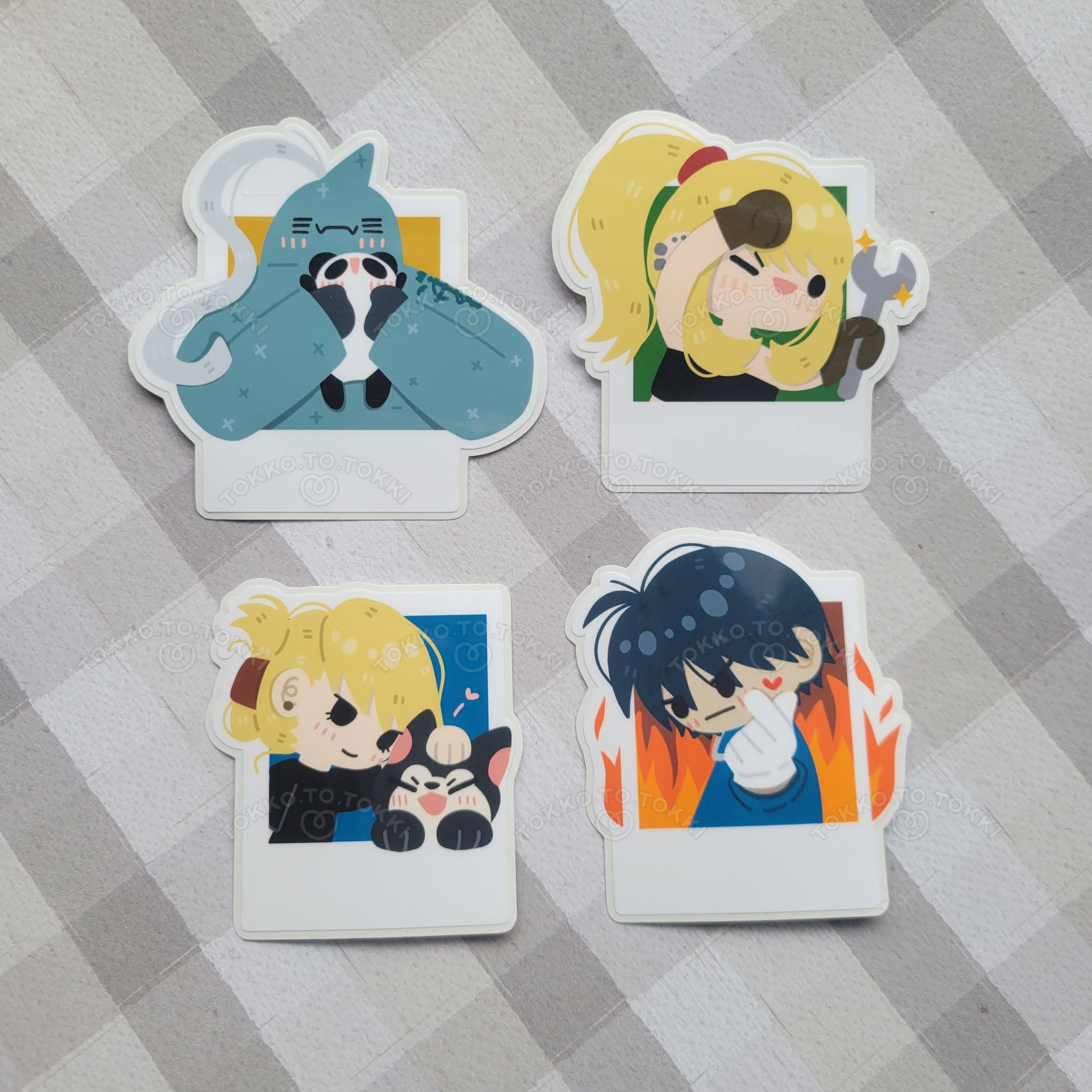 Fullmetal Polaroid Stickers