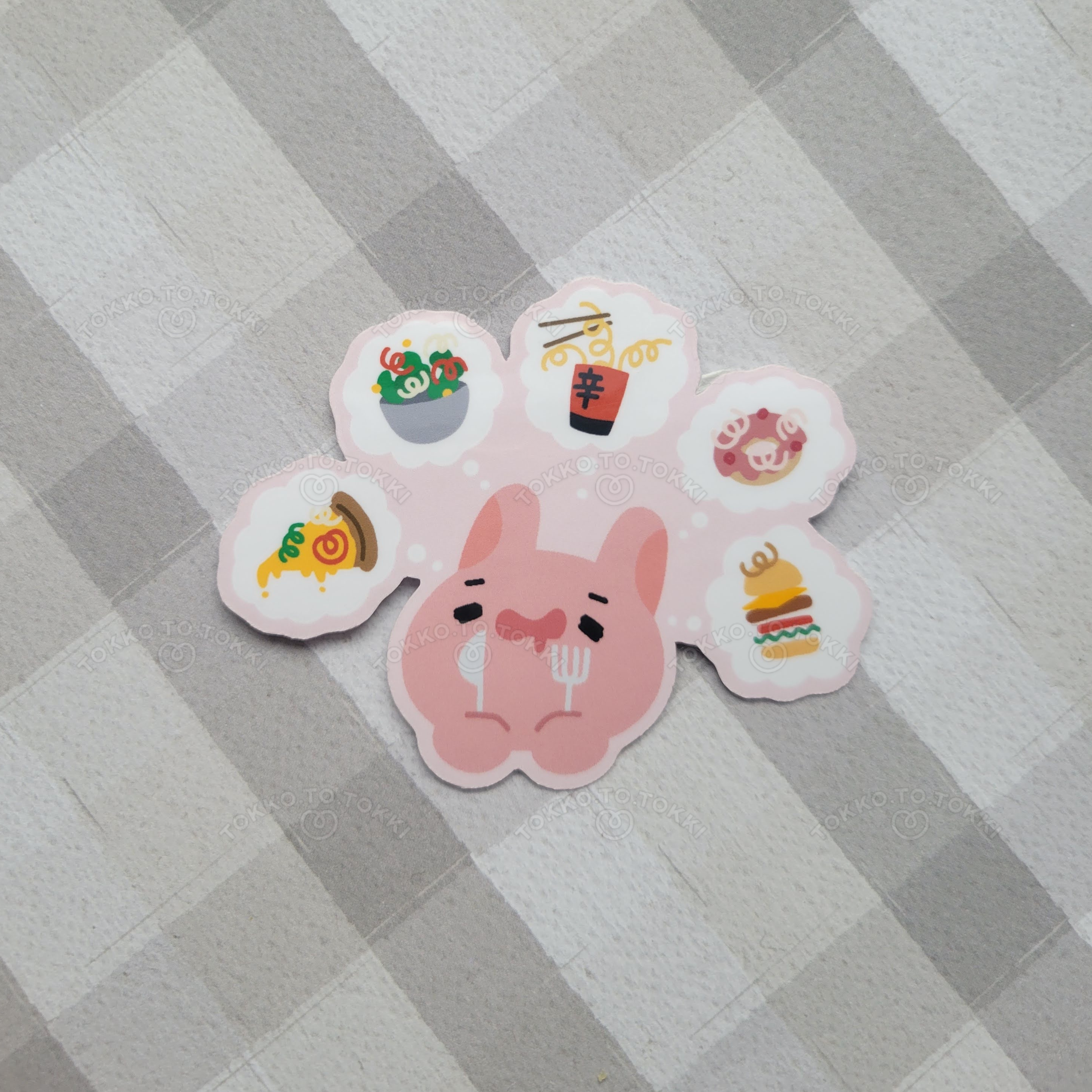 Gluttonous Bunny Sticker