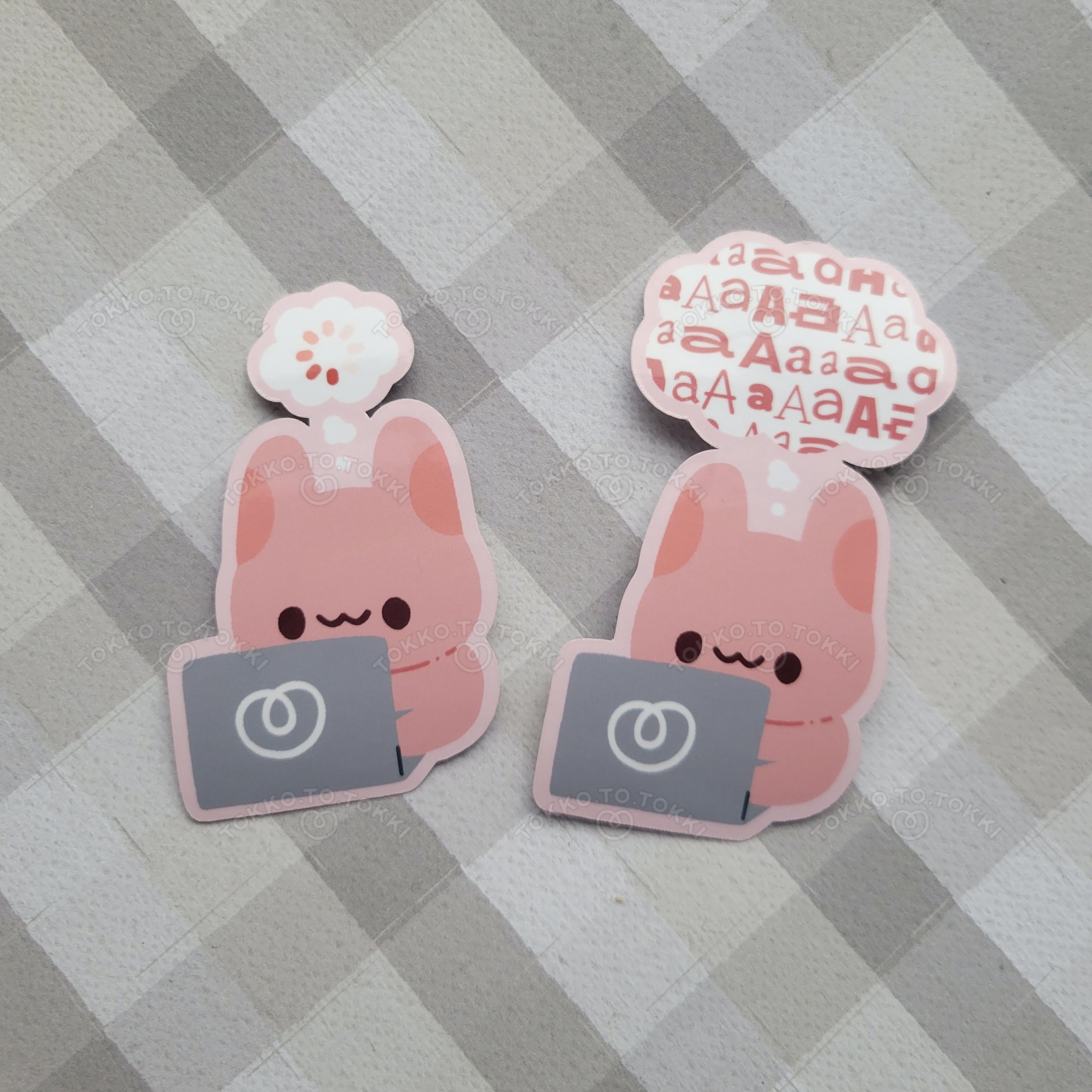 Head Empty / Head Full Bunny Sticker