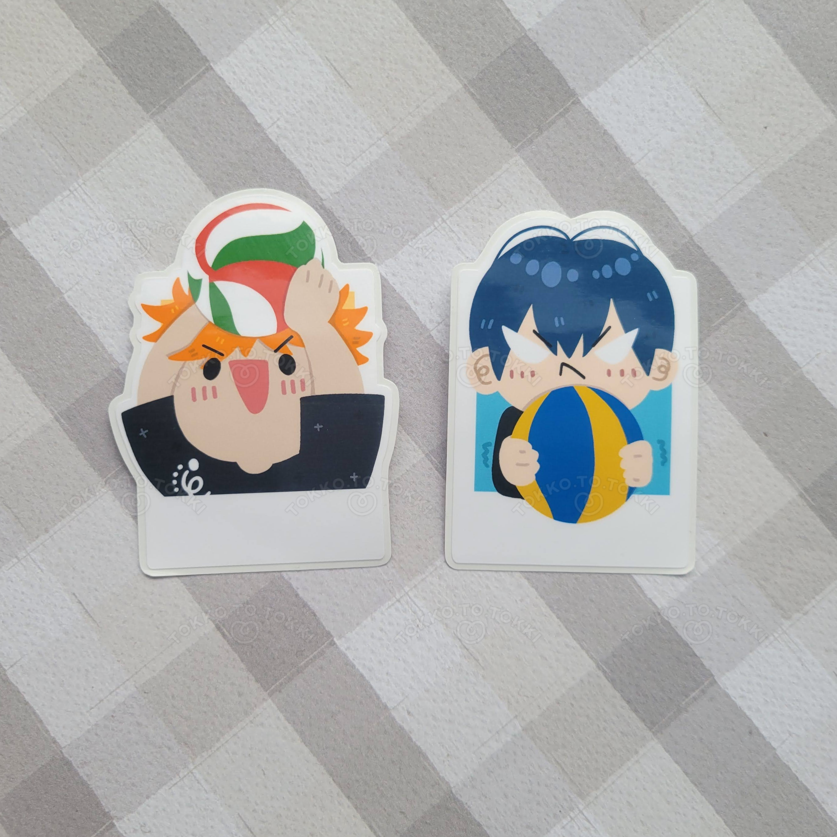 Volleyball Boys Polaroid Stickers