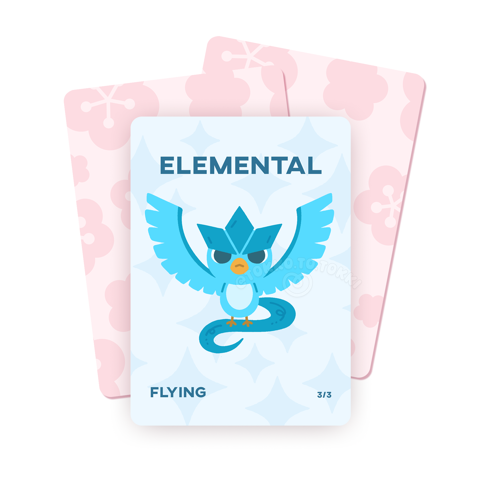 MTG Elemental Flying Token