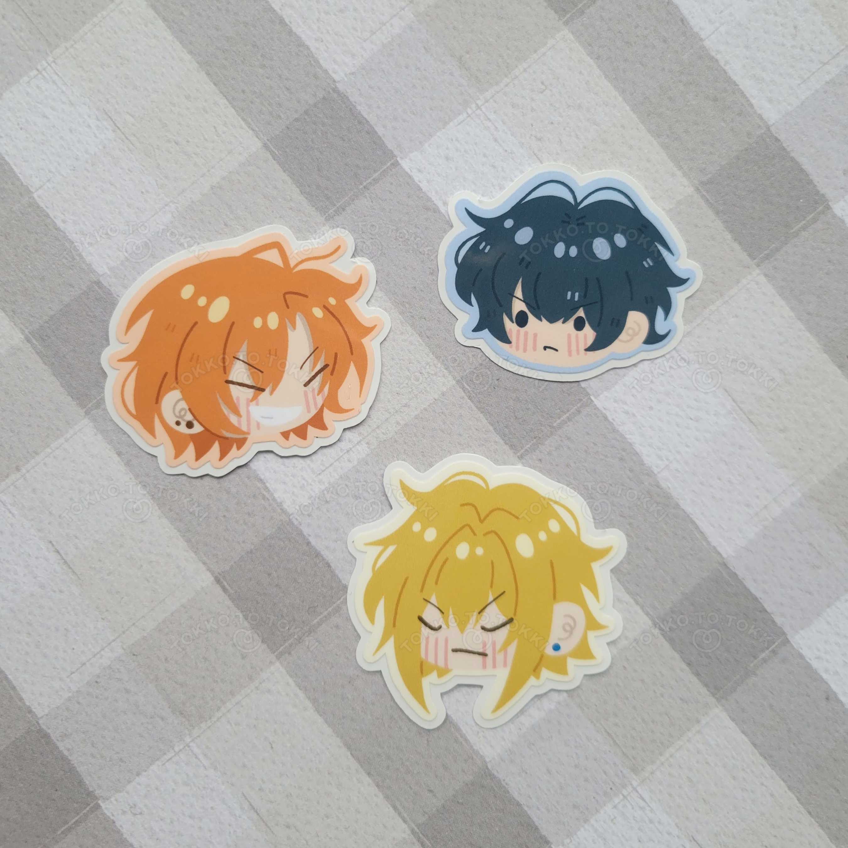 Sasaki and Miyano Character Sticker Set